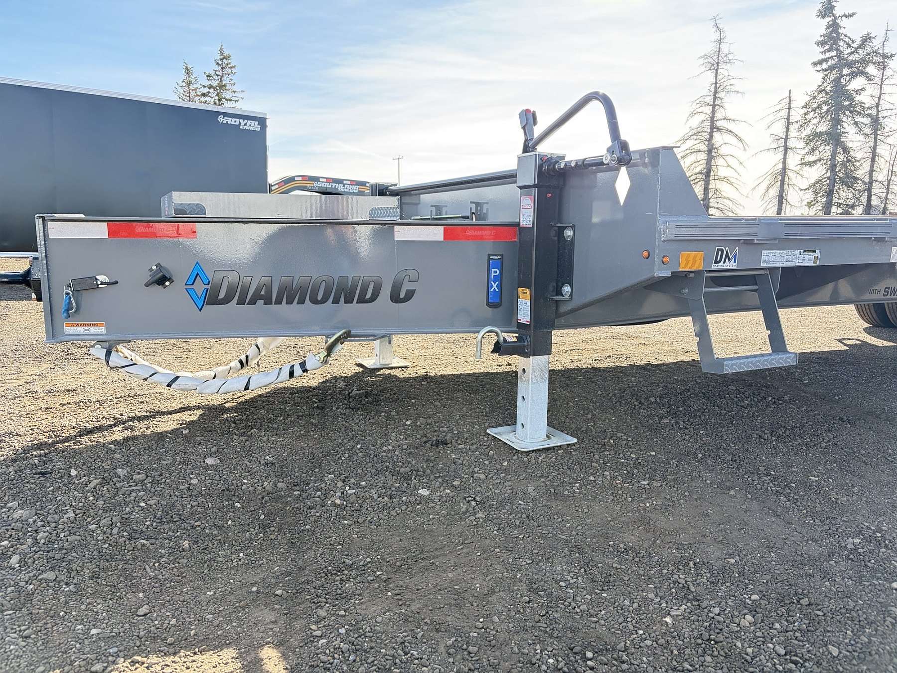 2027 Diamond C 32' Pintle Hitch Equipment Trailer