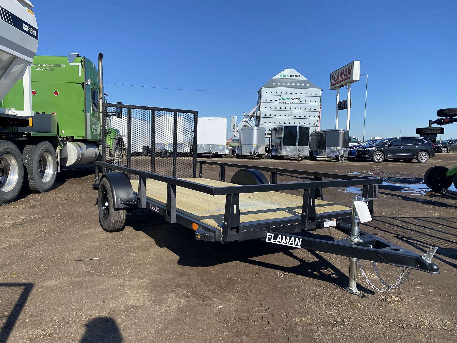 2027 HTC 6'x12' Steel Utility Trailer
