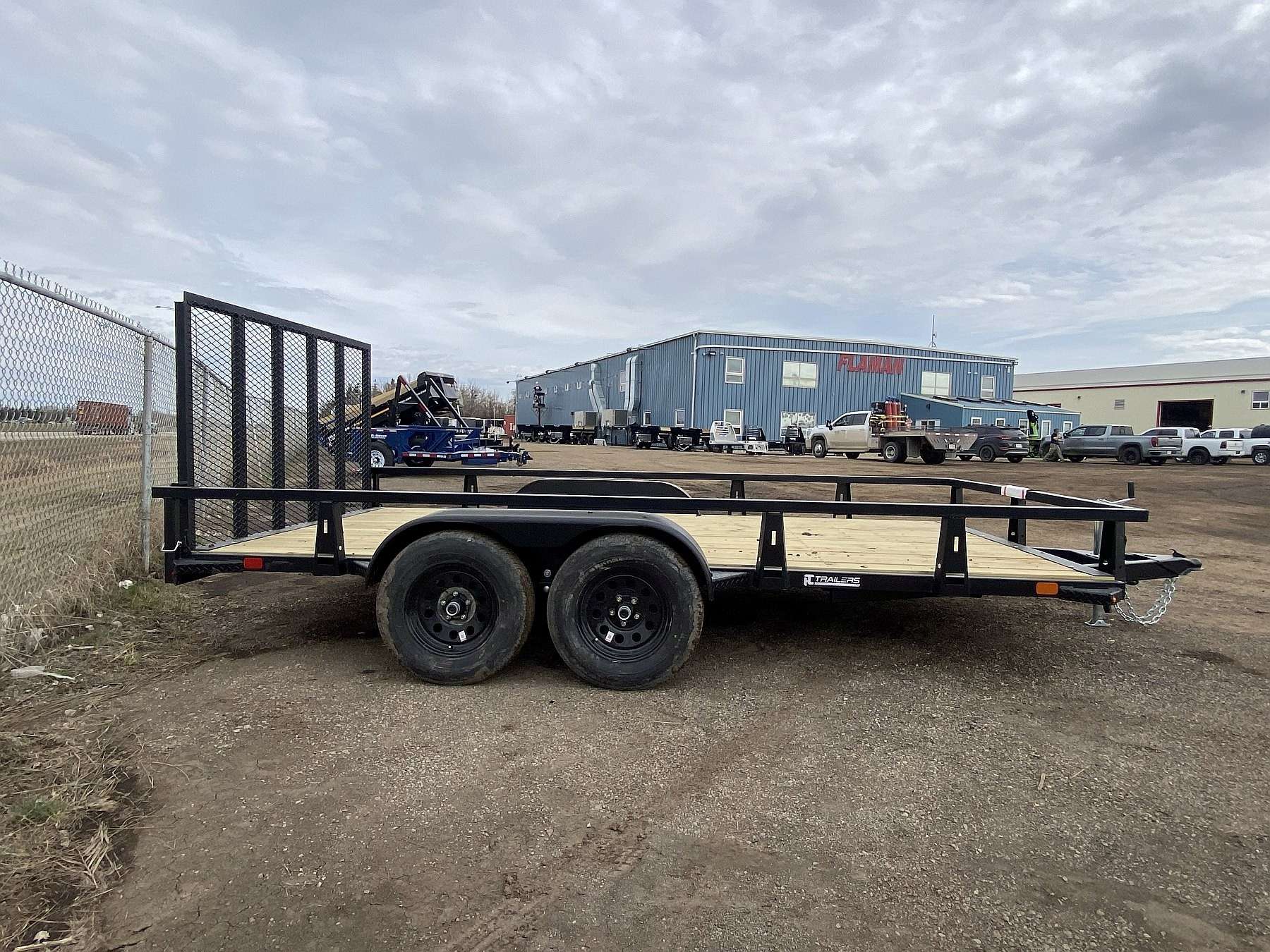 2027 HTC 7'x14' Steel Tandem Axle Utility Trailer