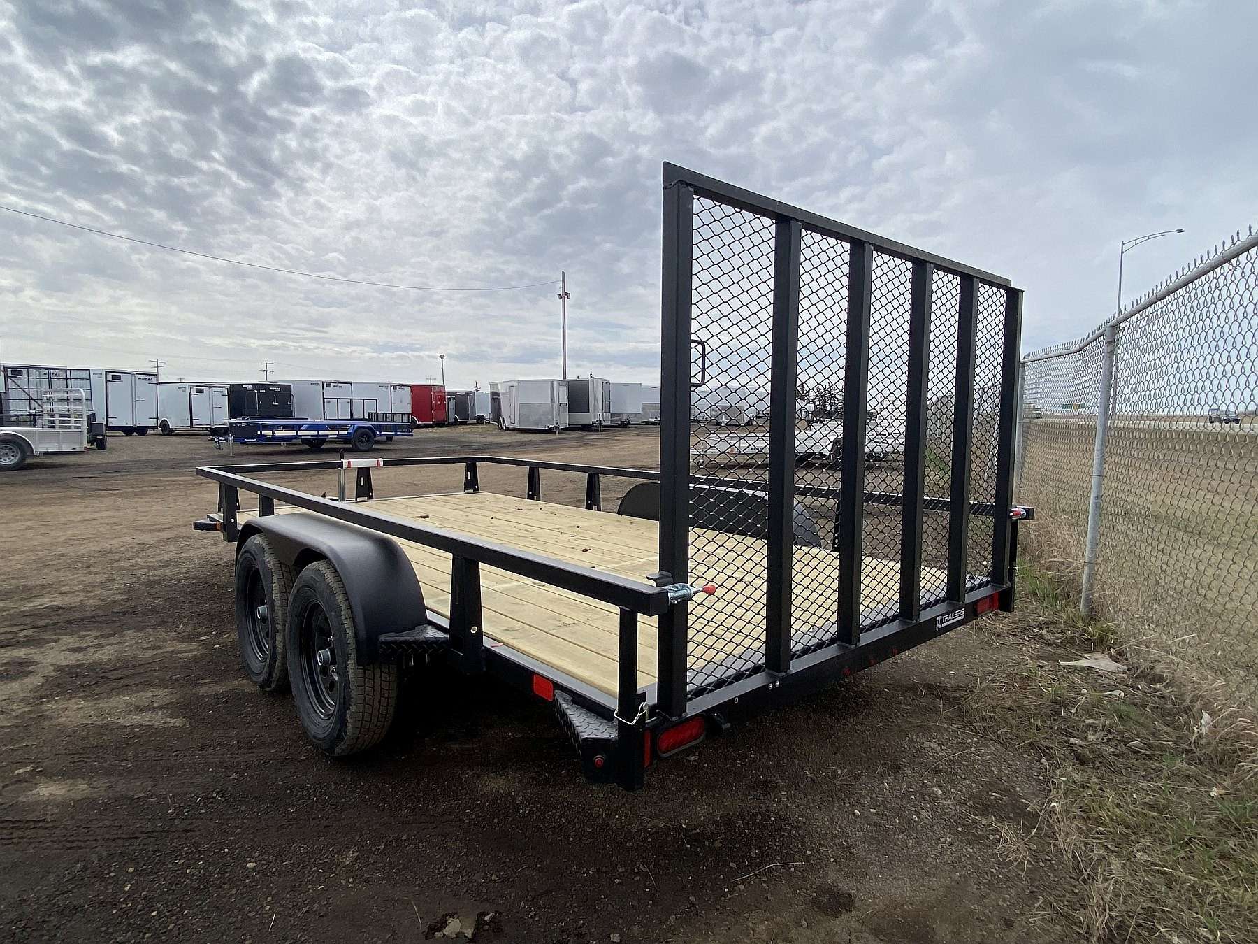 2027 HTC 7'x14' Steel Tandem Axle Utility Trailer
