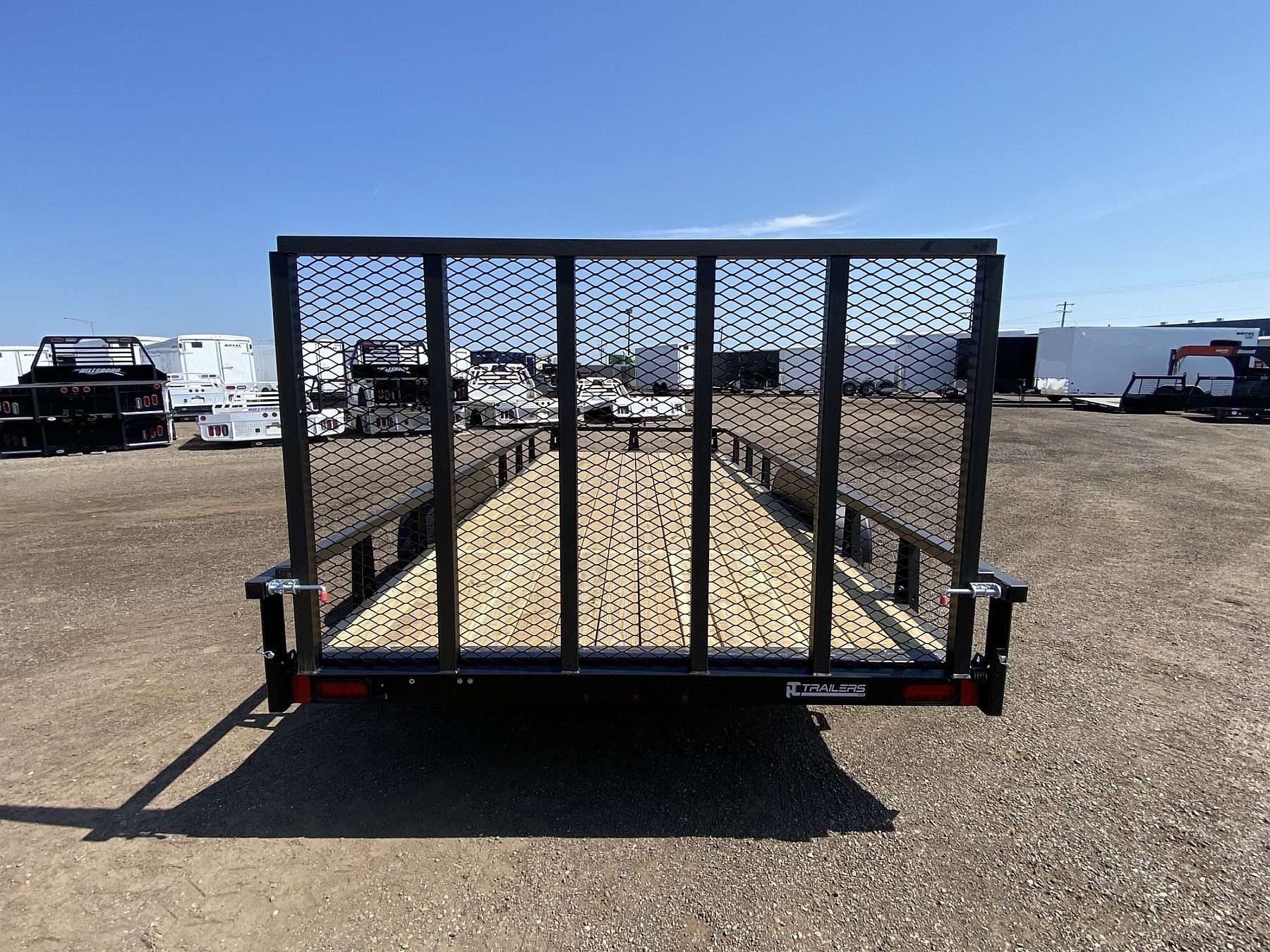2027 HTC 7'x18' Tandem Axle Steel Utility Trailer