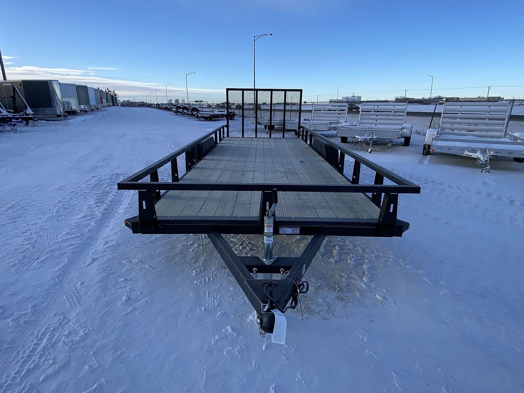 2027 HTC 7'x20' Steel Tandem Axle Utility Trailer