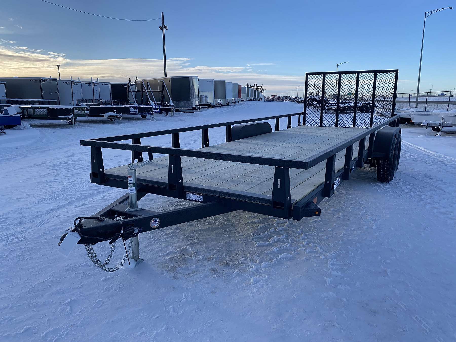 2027 HTC 7'x20' Steel Tandem Axle Utility Trailer