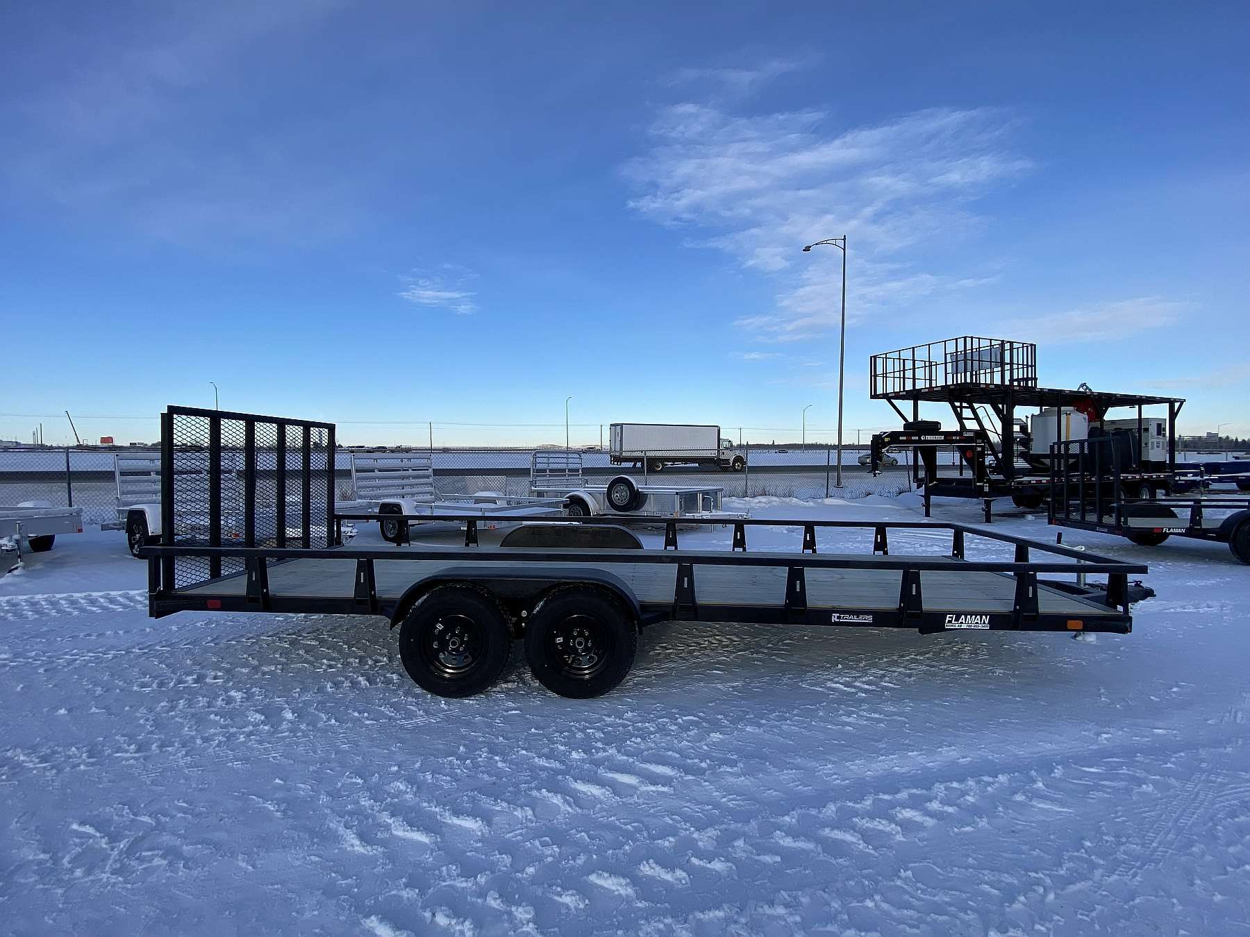 2027 HTC 7'x20' Steel Tandem Axle Utility Trailer