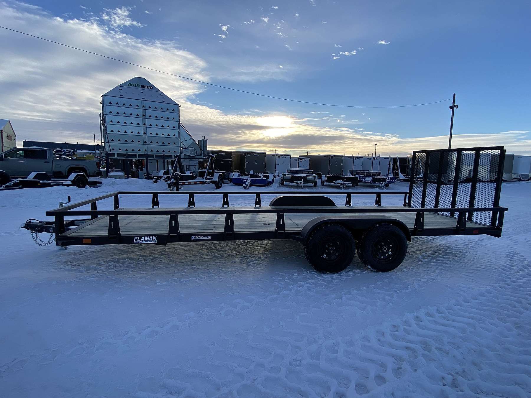 2027 HTC 7'x20' Steel Tandem Axle Utility Trailer