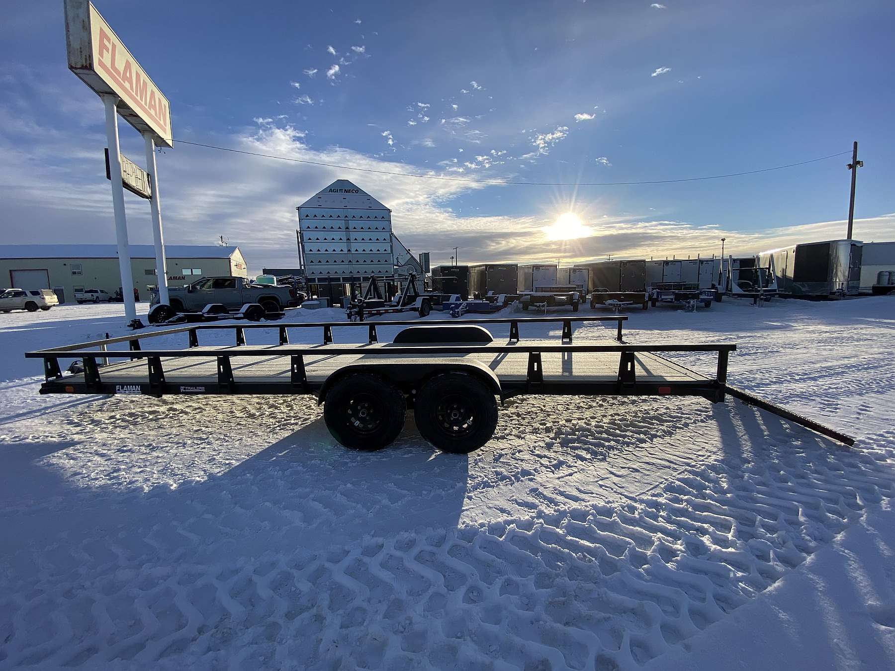 2027 HTC 7'x20' Steel Tandem Axle Utility Trailer