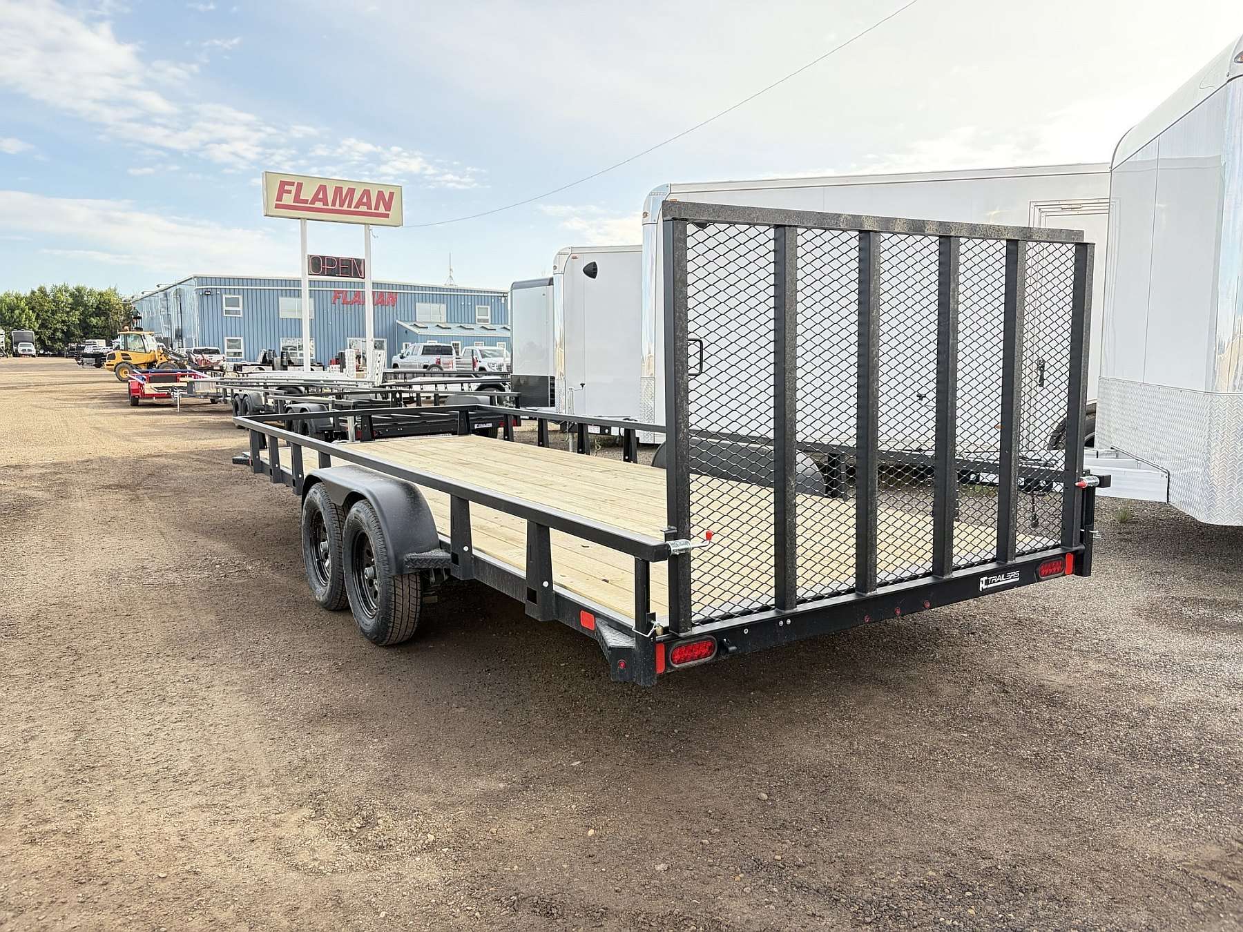 2027 HTC 7'x20' Steel Tandem Axle Utility Trailer