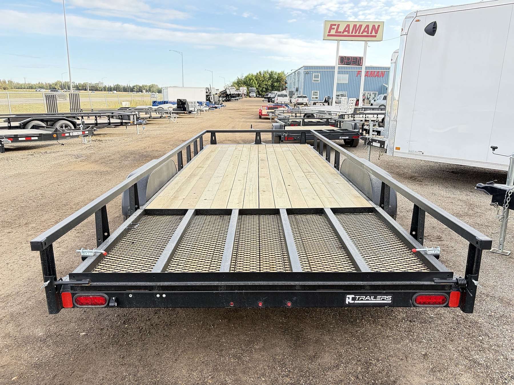 2027 HTC 7'x20' Steel Tandem Axle Utility Trailer