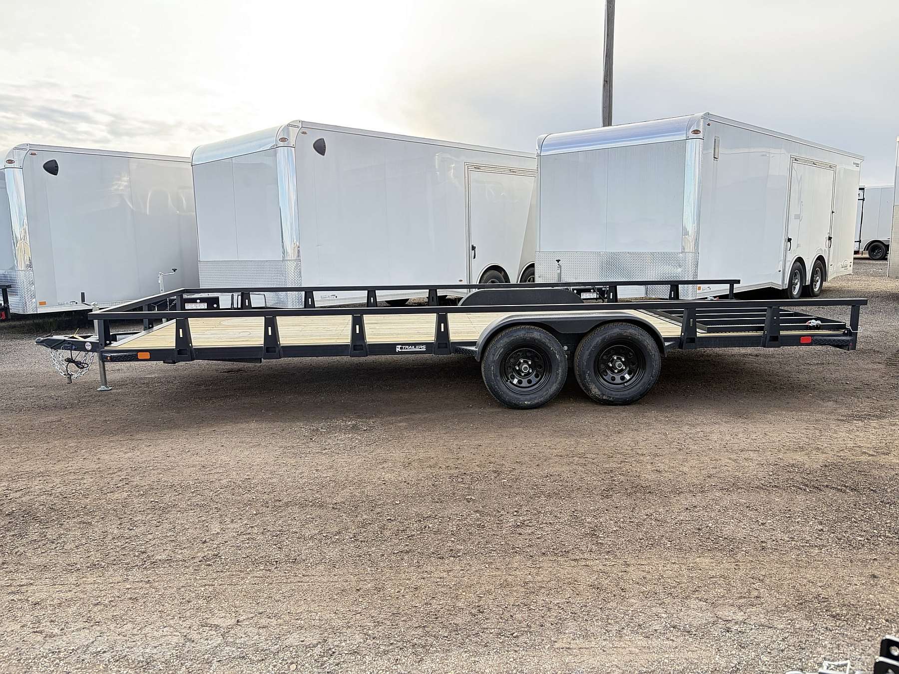 2027 HTC 7'x20' Steel Tandem Axle Utility Trailer