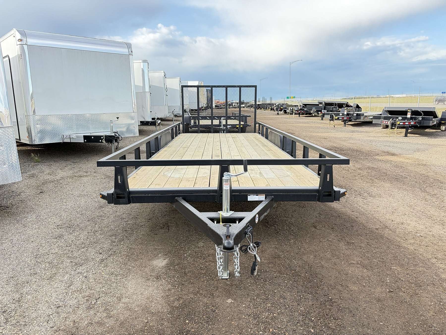 2027 HTC 7'x20' Steel Tandem Axle Utility Trailer