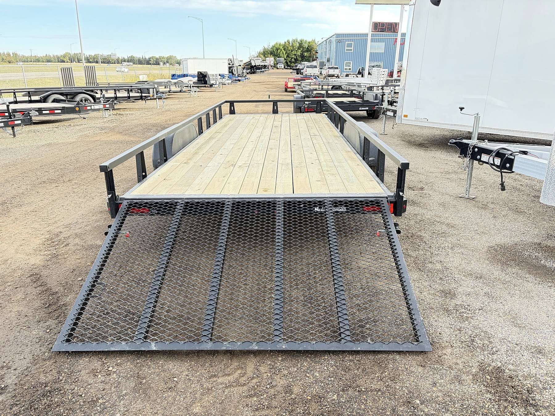 2027 HTC 7'x20' Steel Tandem Axle Utility Trailer