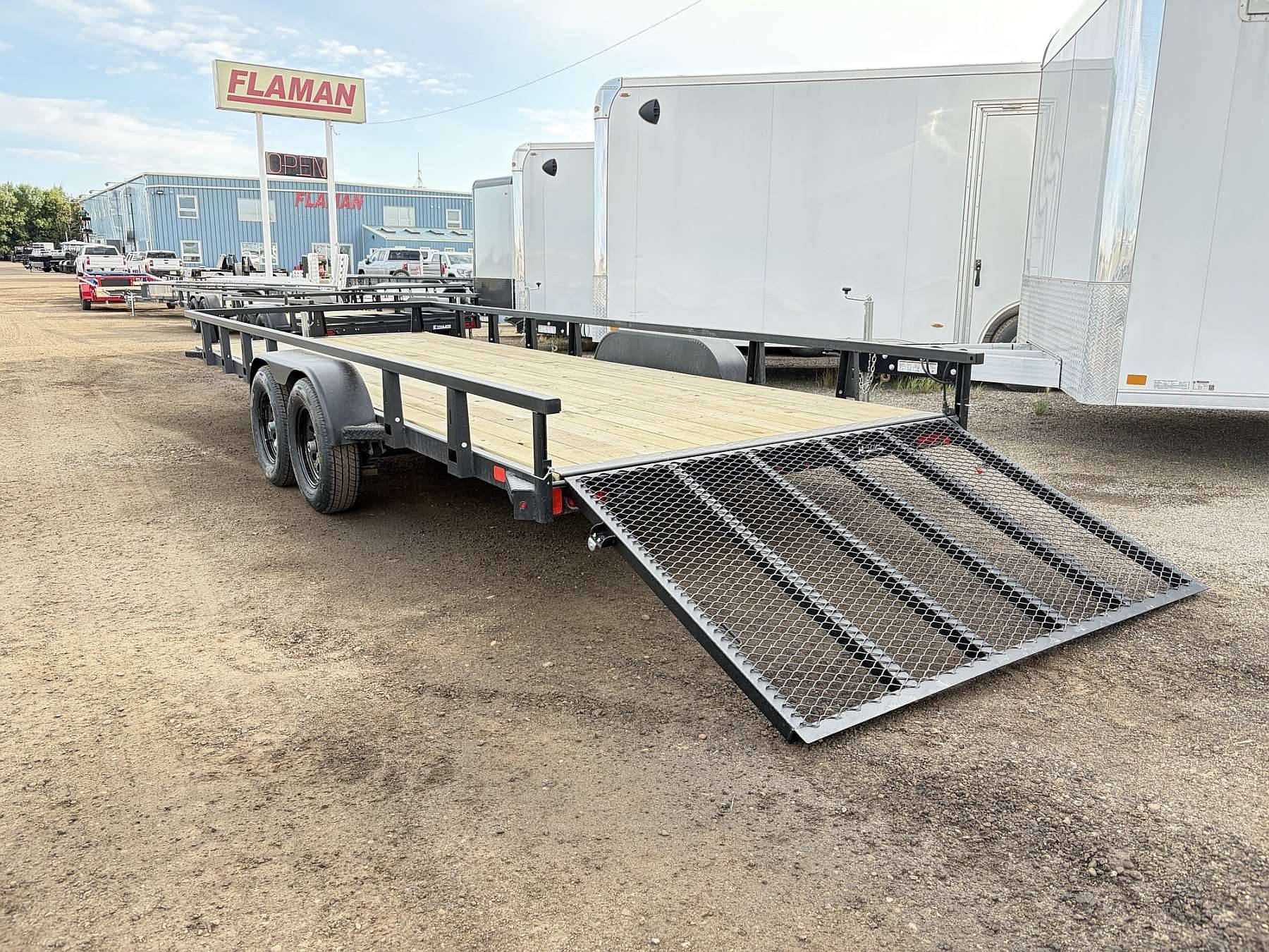2027 HTC 7'x20' Steel Tandem Axle Utility Trailer