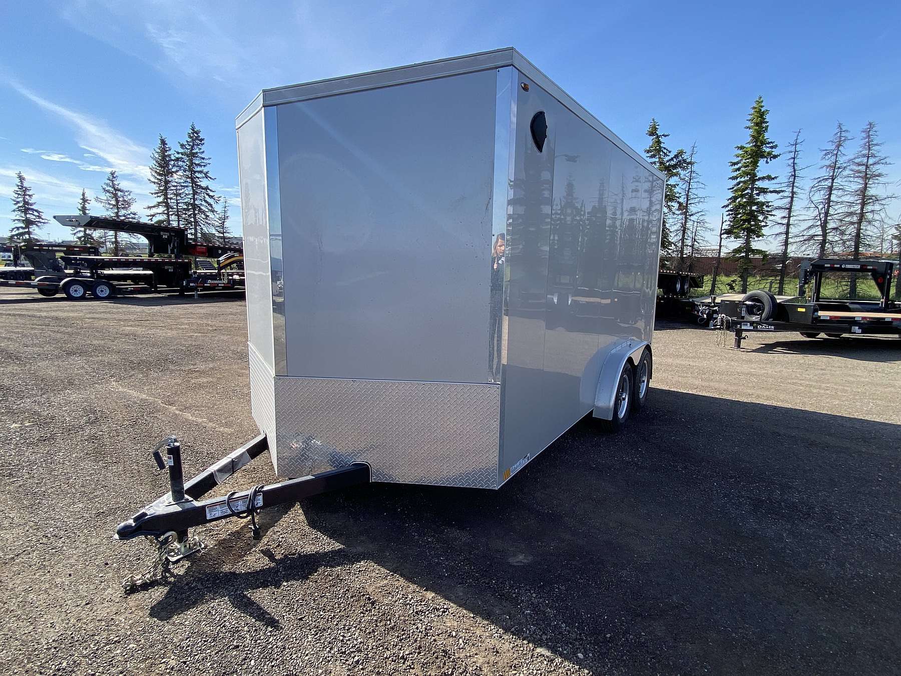 2027 Legend 7.5'x14' Cyclone Steel V-nose Enclosed Cargo