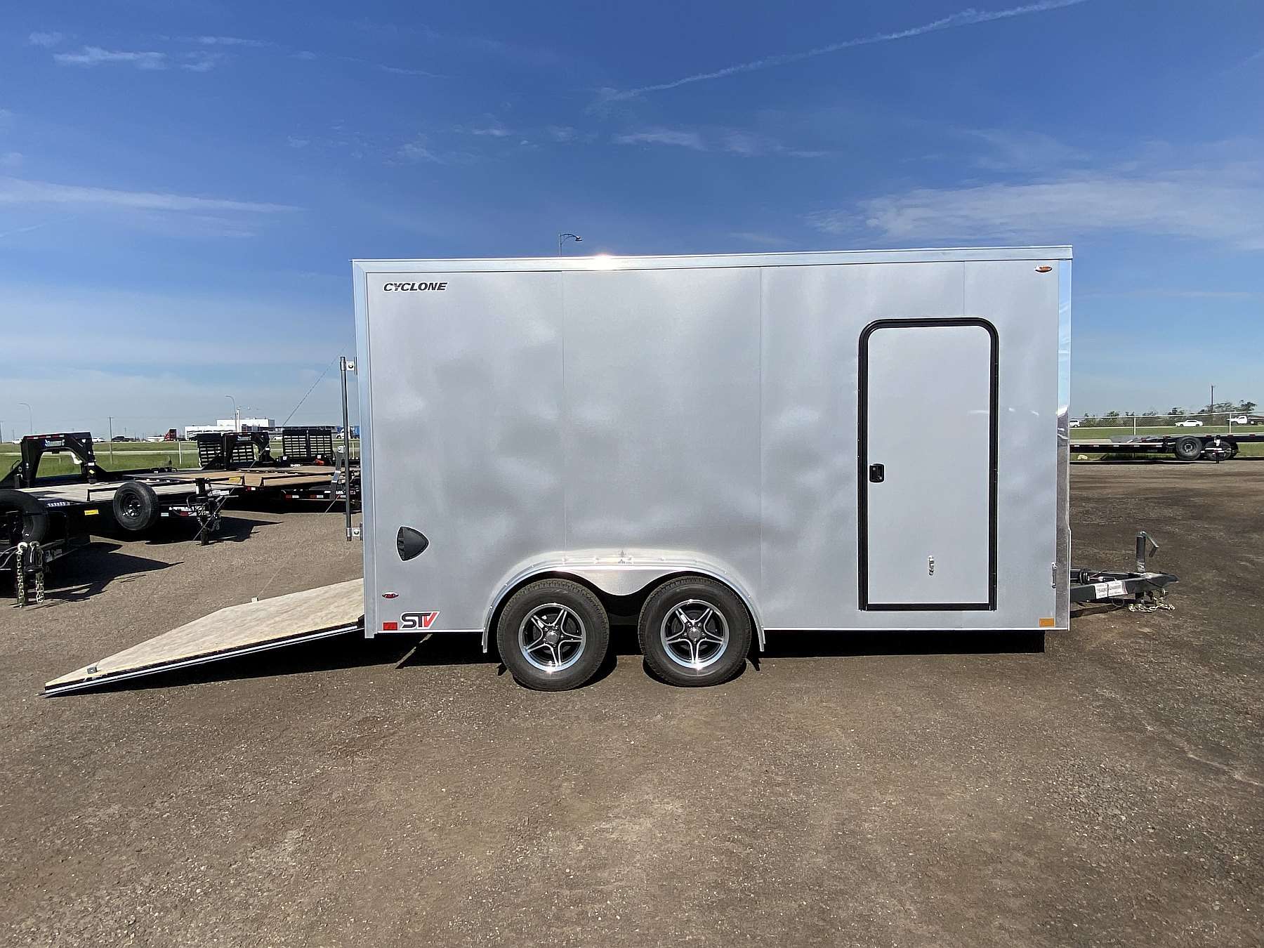 2027 Legend 7.5'x14' Cyclone Steel V-nose Enclosed Cargo