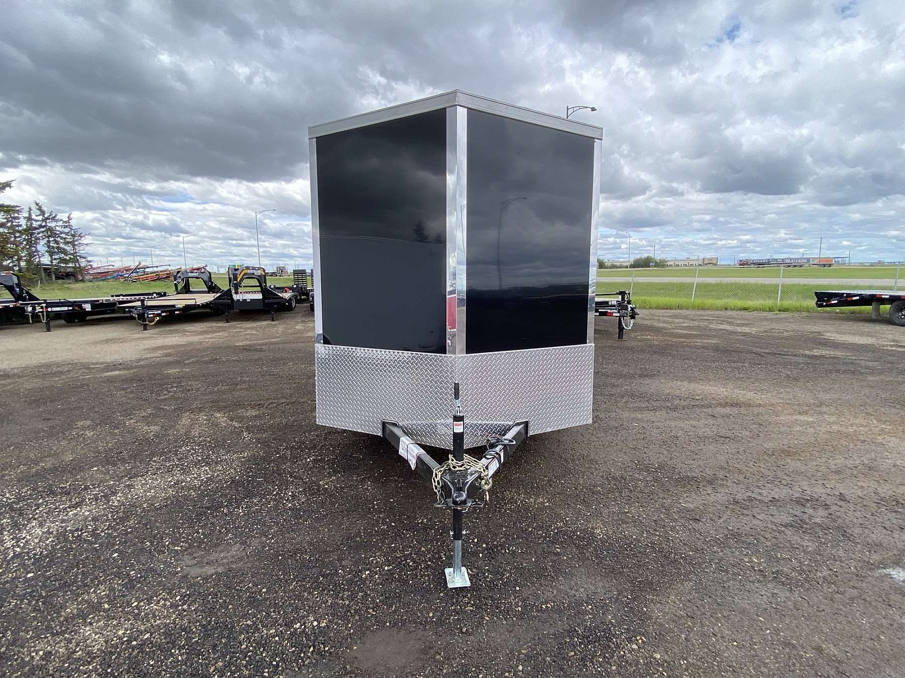 2027 Legend 7'x12' Cyclone Steel V-nose Enclosed Cargo