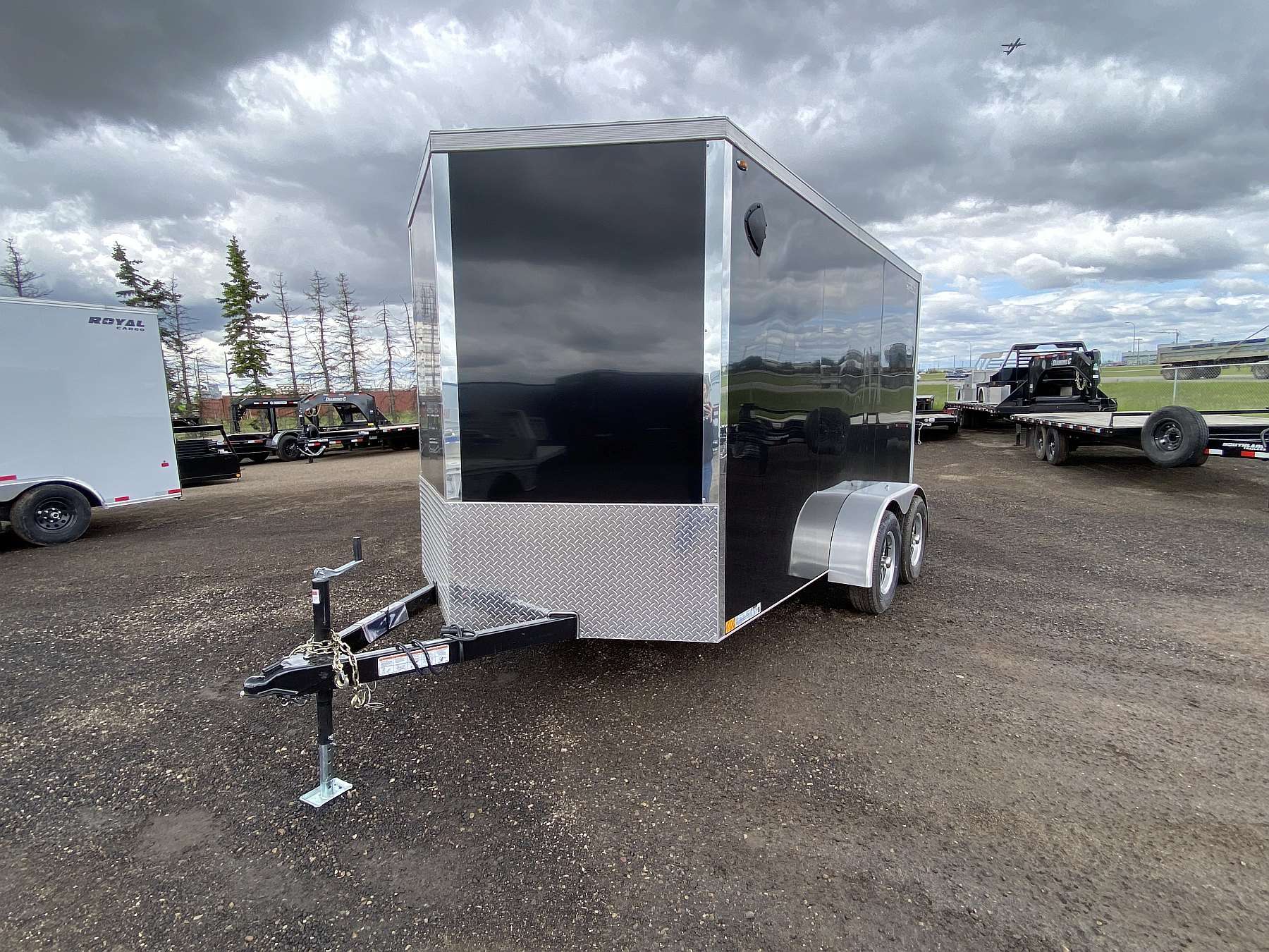 2027 Legend 7'x12' Cyclone Steel V-nose Enclosed Cargo