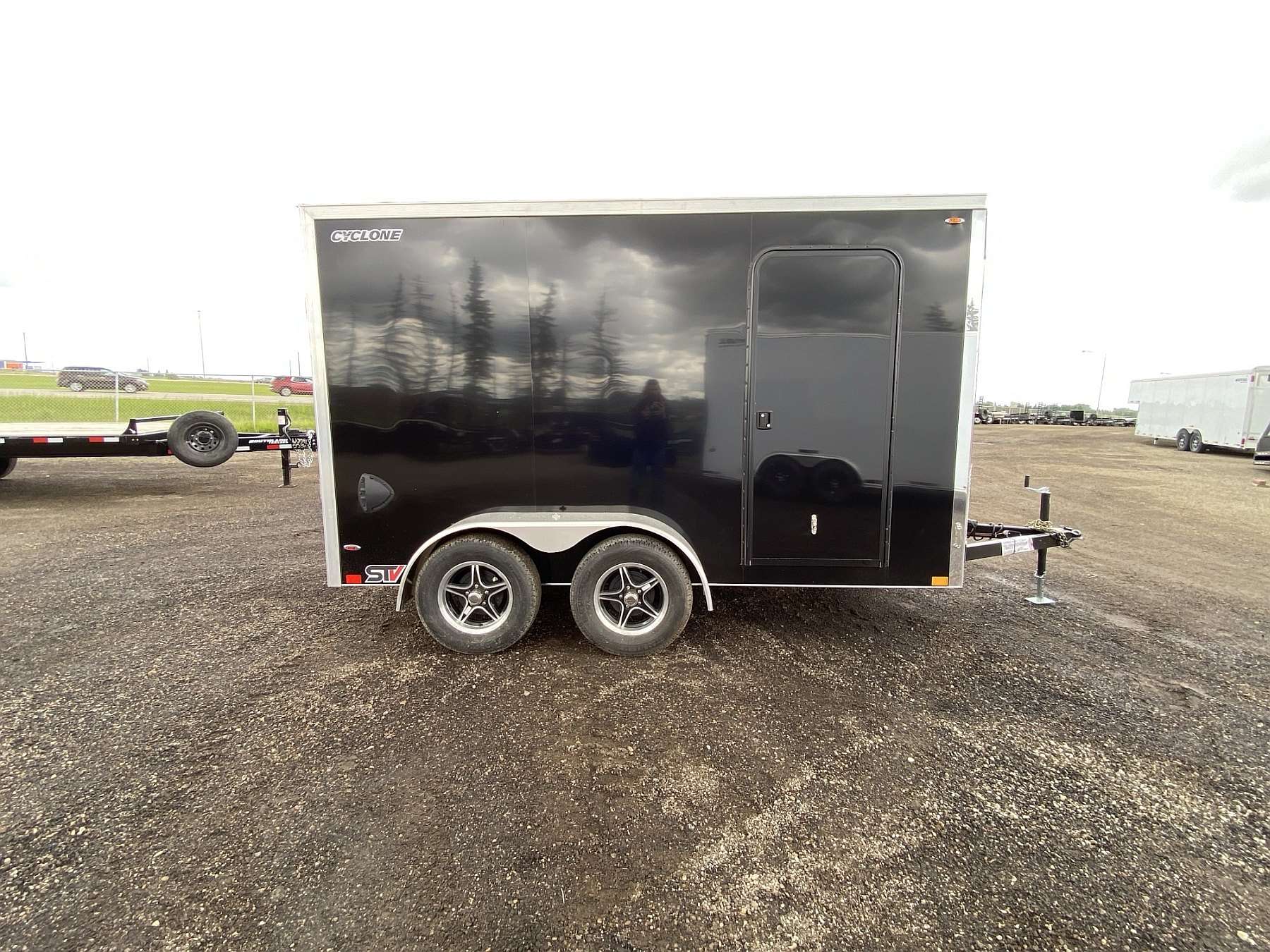 2027 Legend 7'x12' Cyclone Steel V-nose Enclosed Cargo