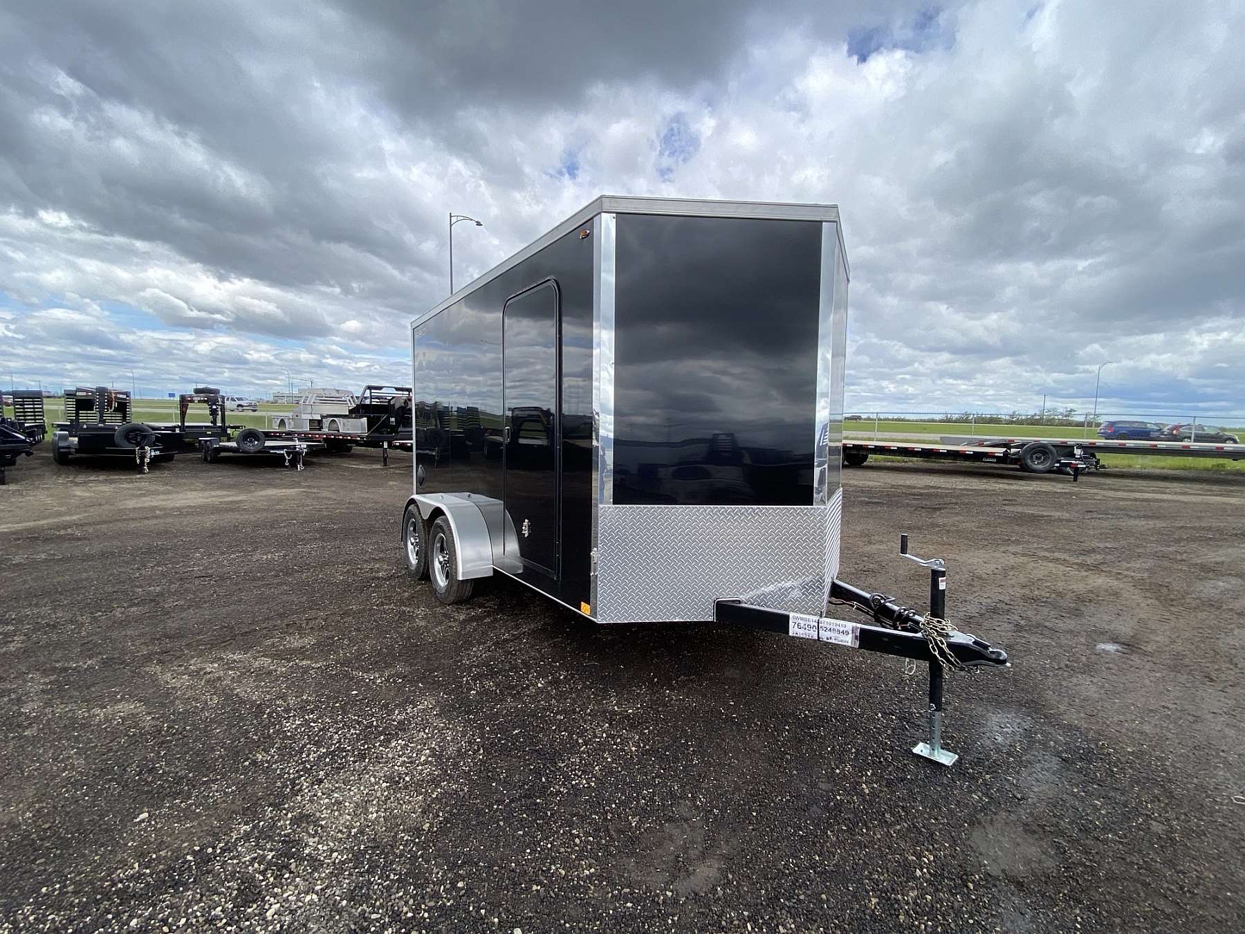 2027 Legend 7'x12' Cyclone Steel V-nose Enclosed Cargo