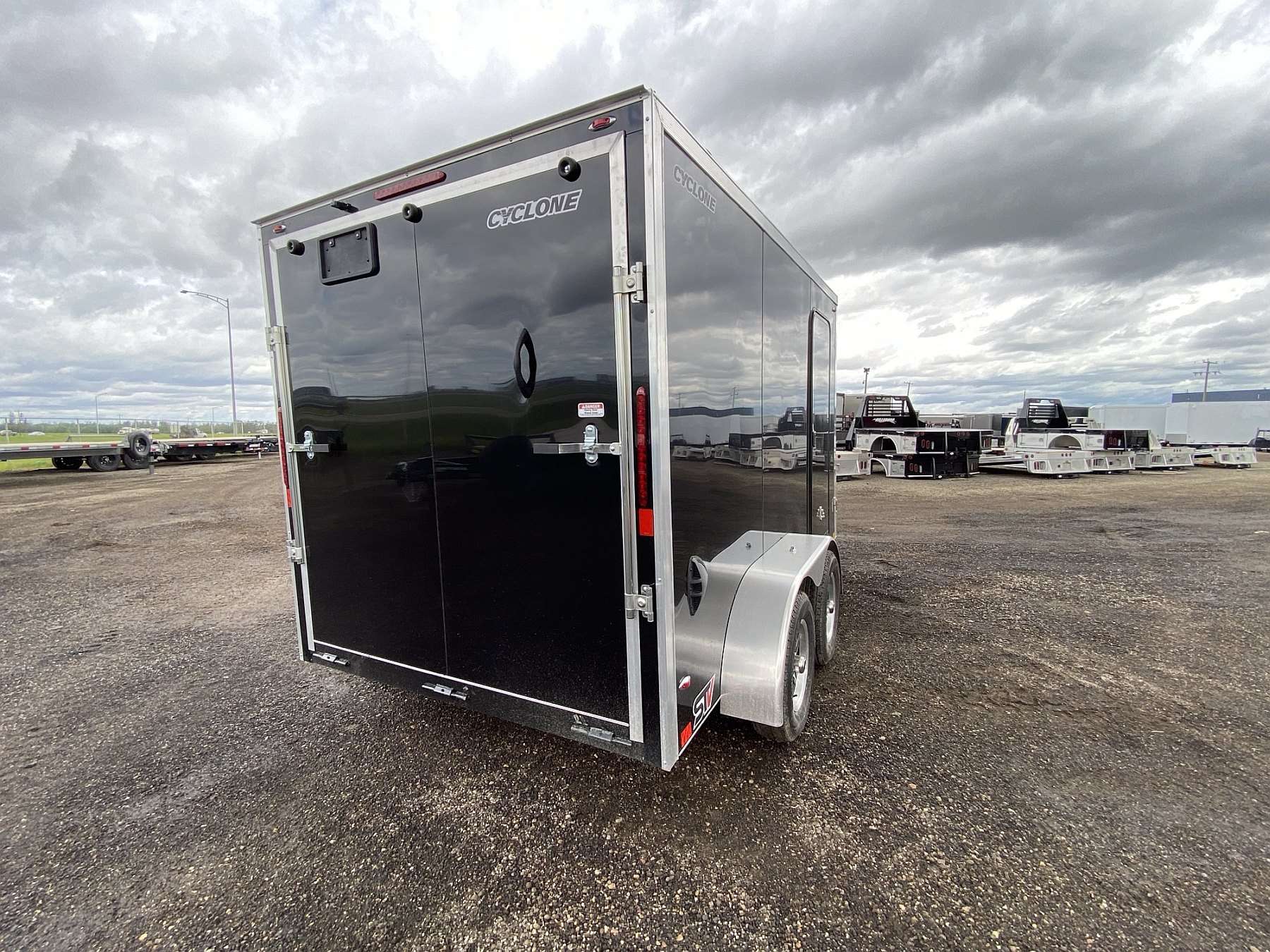 2027 Legend 7'x12' Cyclone Steel V-nose Enclosed Cargo