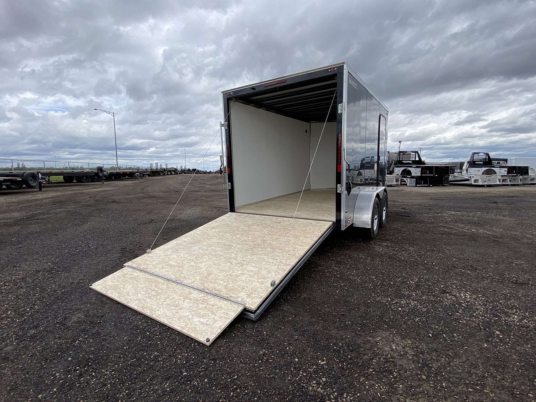 2027 Legend 7'x12' Cyclone Steel V-nose Enclosed Cargo