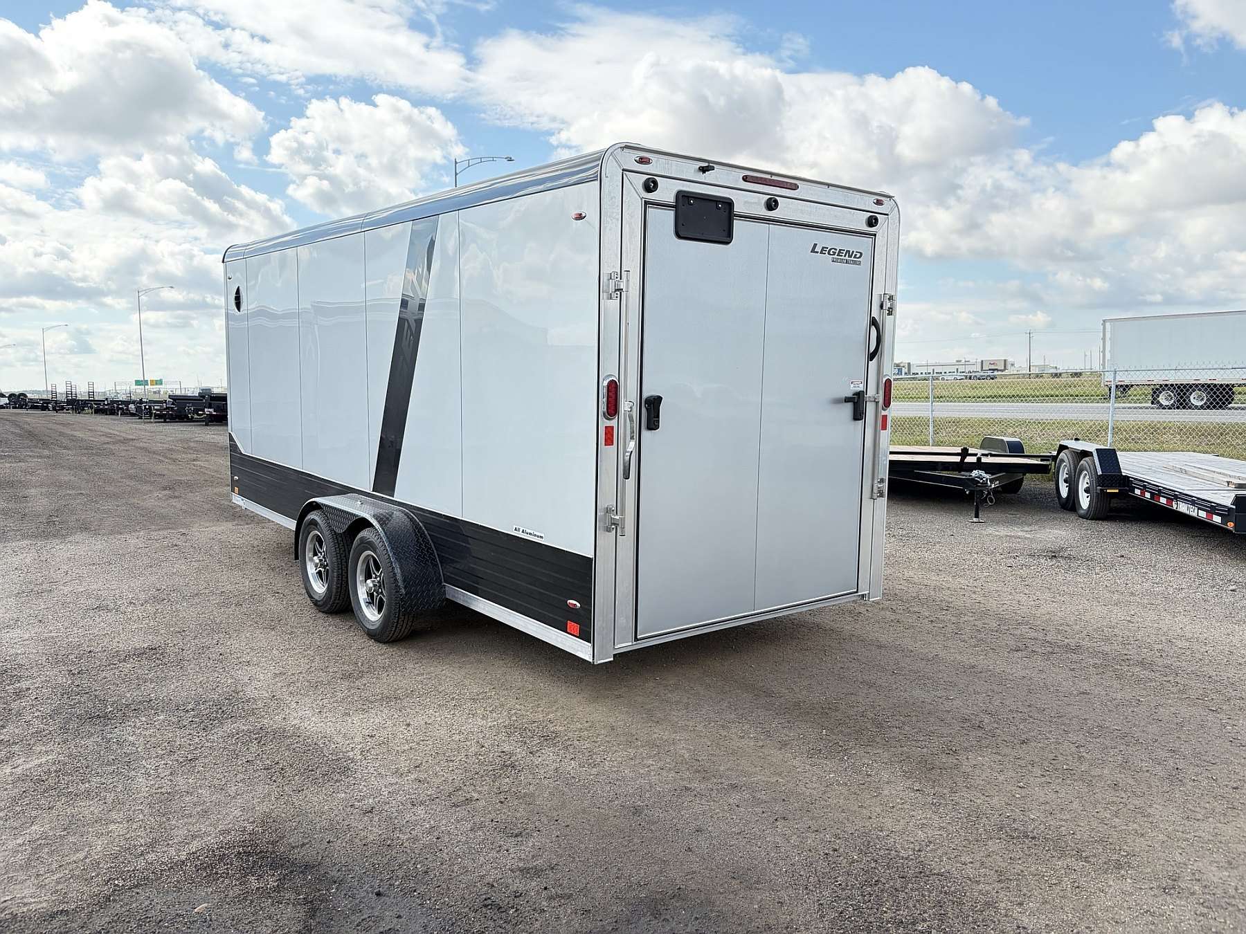2027 Legend Deluxe Aluminum 7'x18' Cargo Trailer