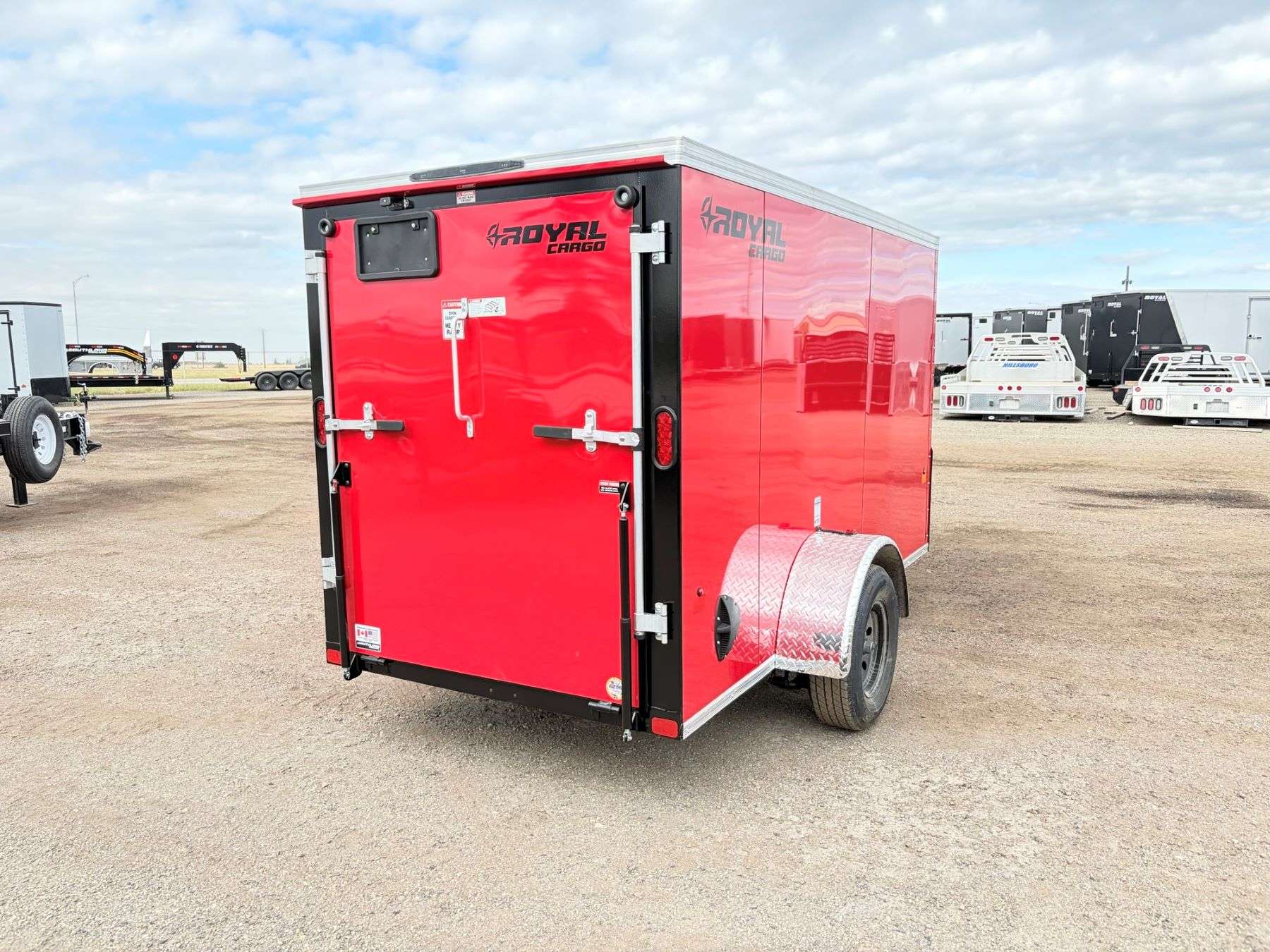 2027 Royal 5'x12' Enclosed Cargo Trailer w/ Ramp Door