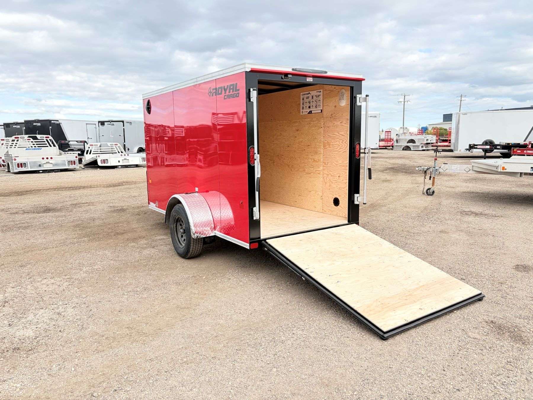 2027 Royal 5'x12' Enclosed Cargo Trailer w/ Ramp Door