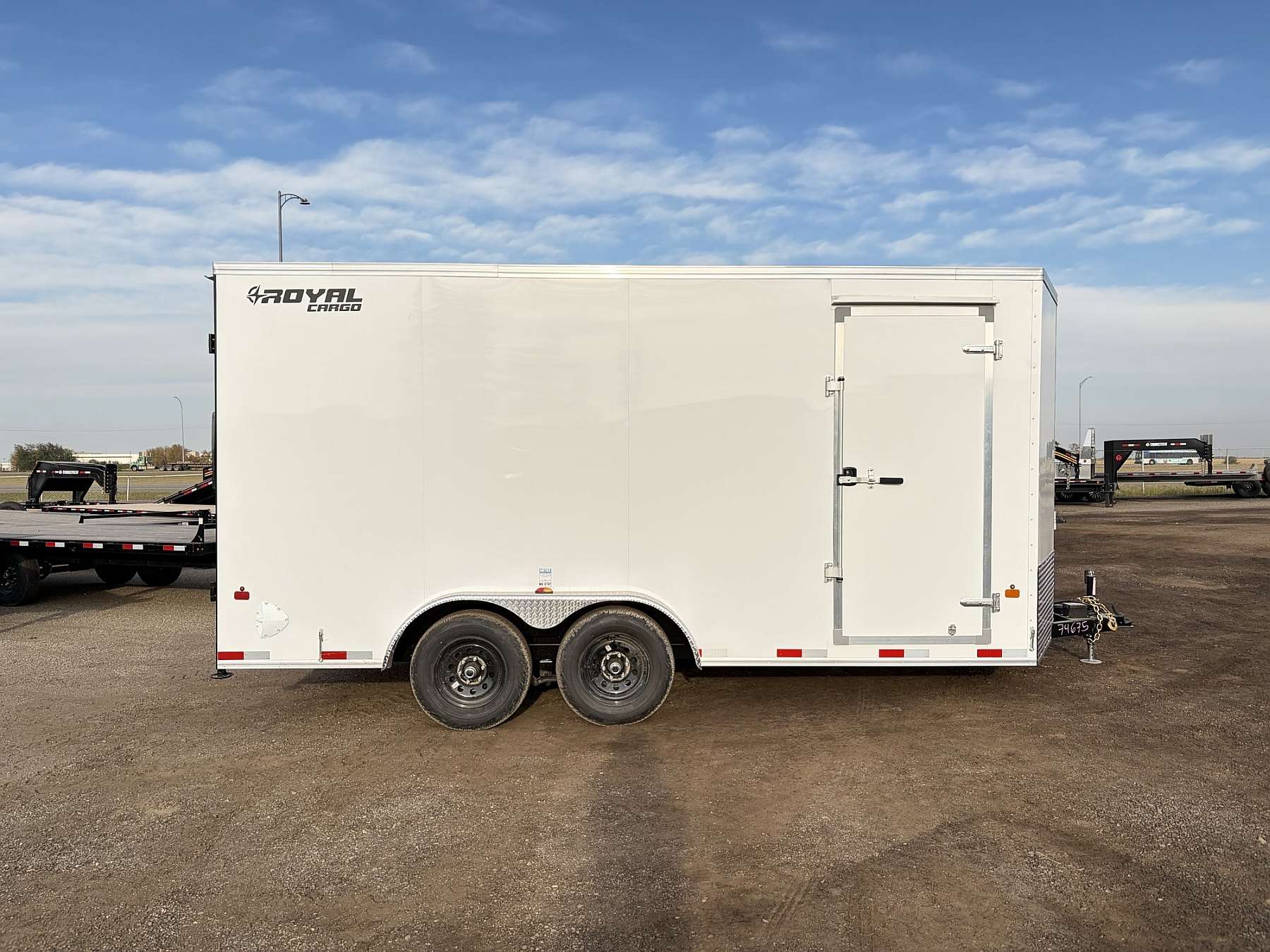 2027 Royal 7.5'x18' Cargo w/ Axle Upgrade and Barn Door