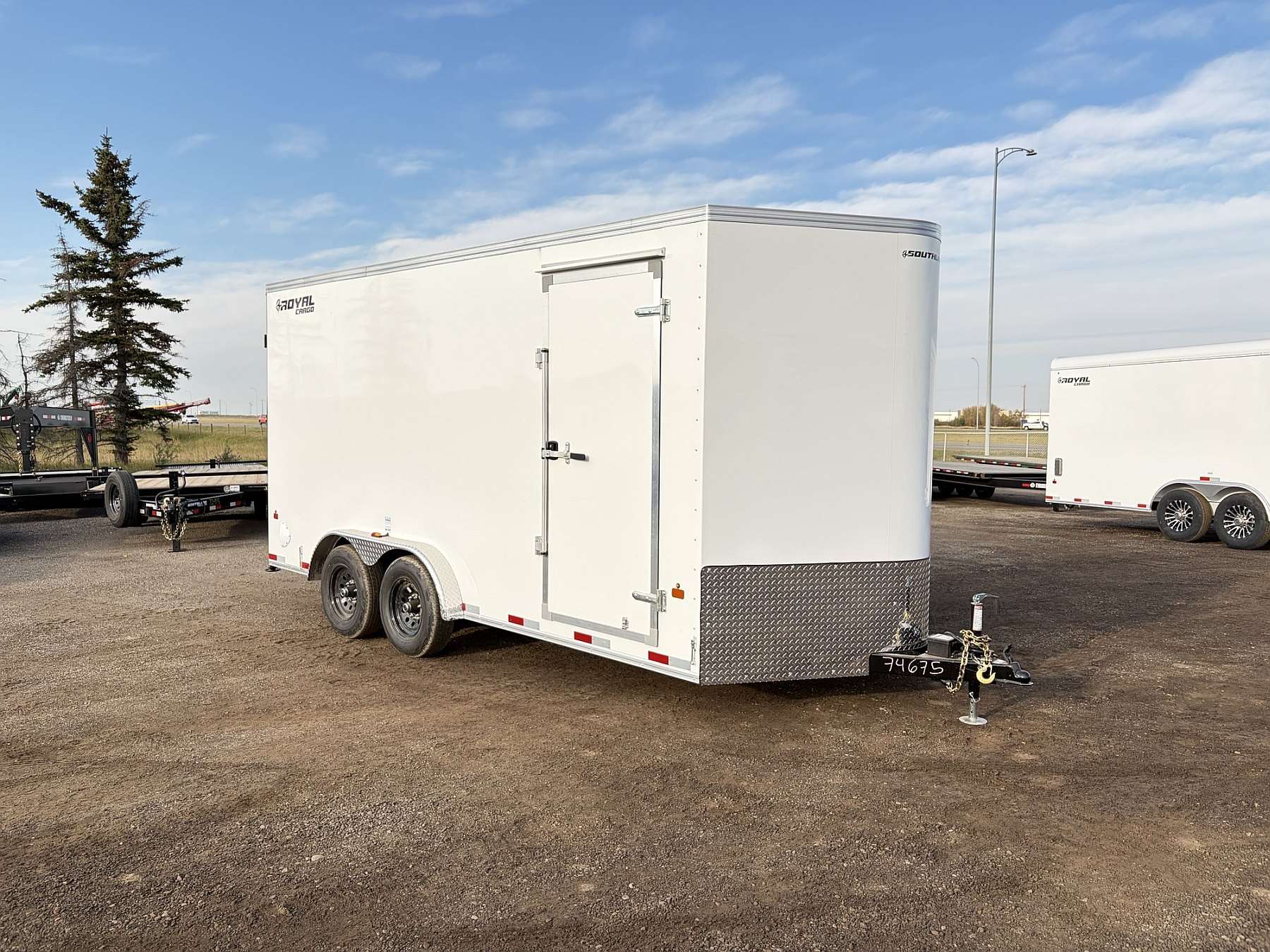 2027 Royal 7.5'x18' Cargo w/ Axle Upgrade and Barn Door
