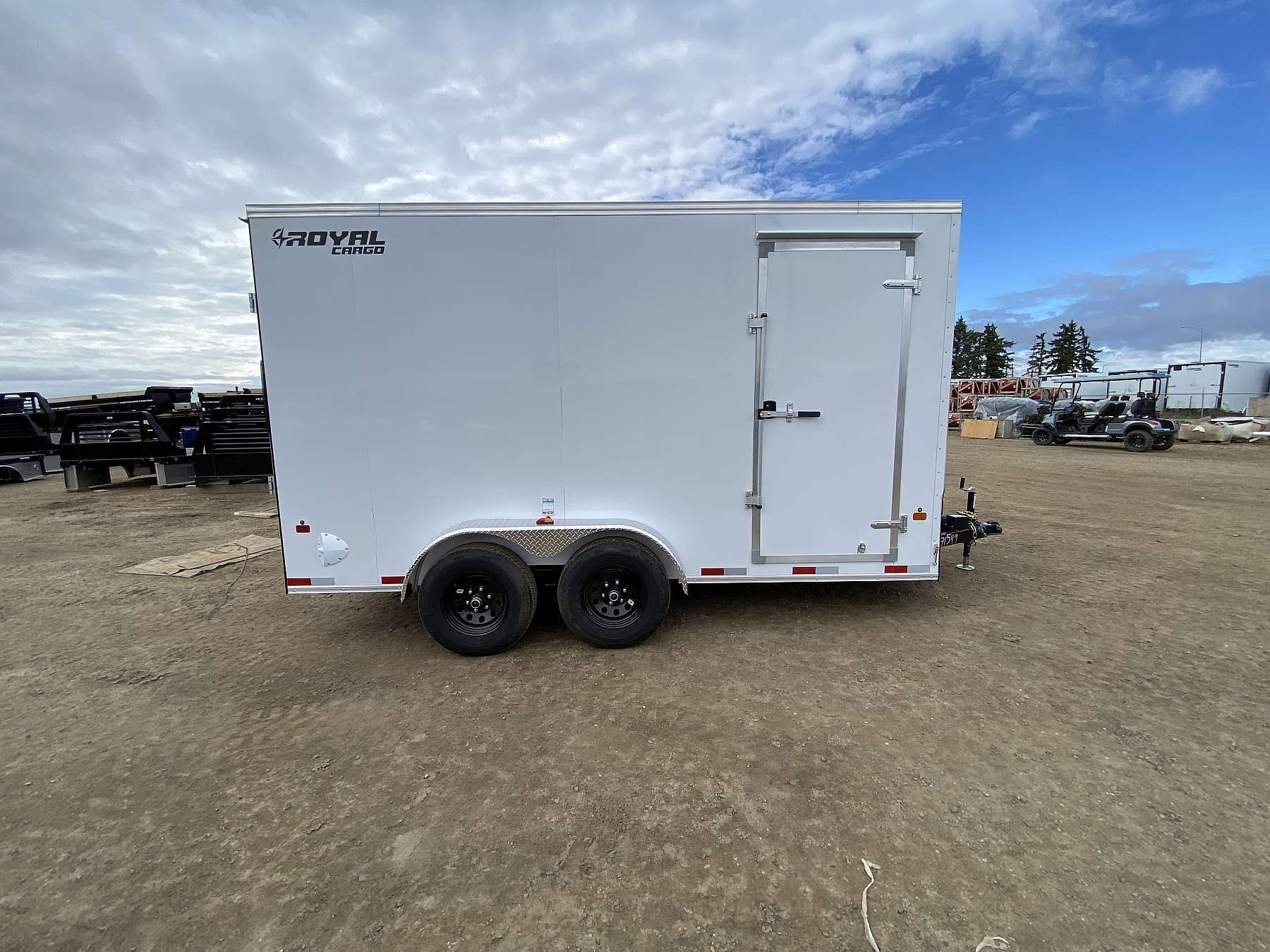 2027 Royal 7'x16' Enclosed Cargo Trailer w/ Axle Upgrade
