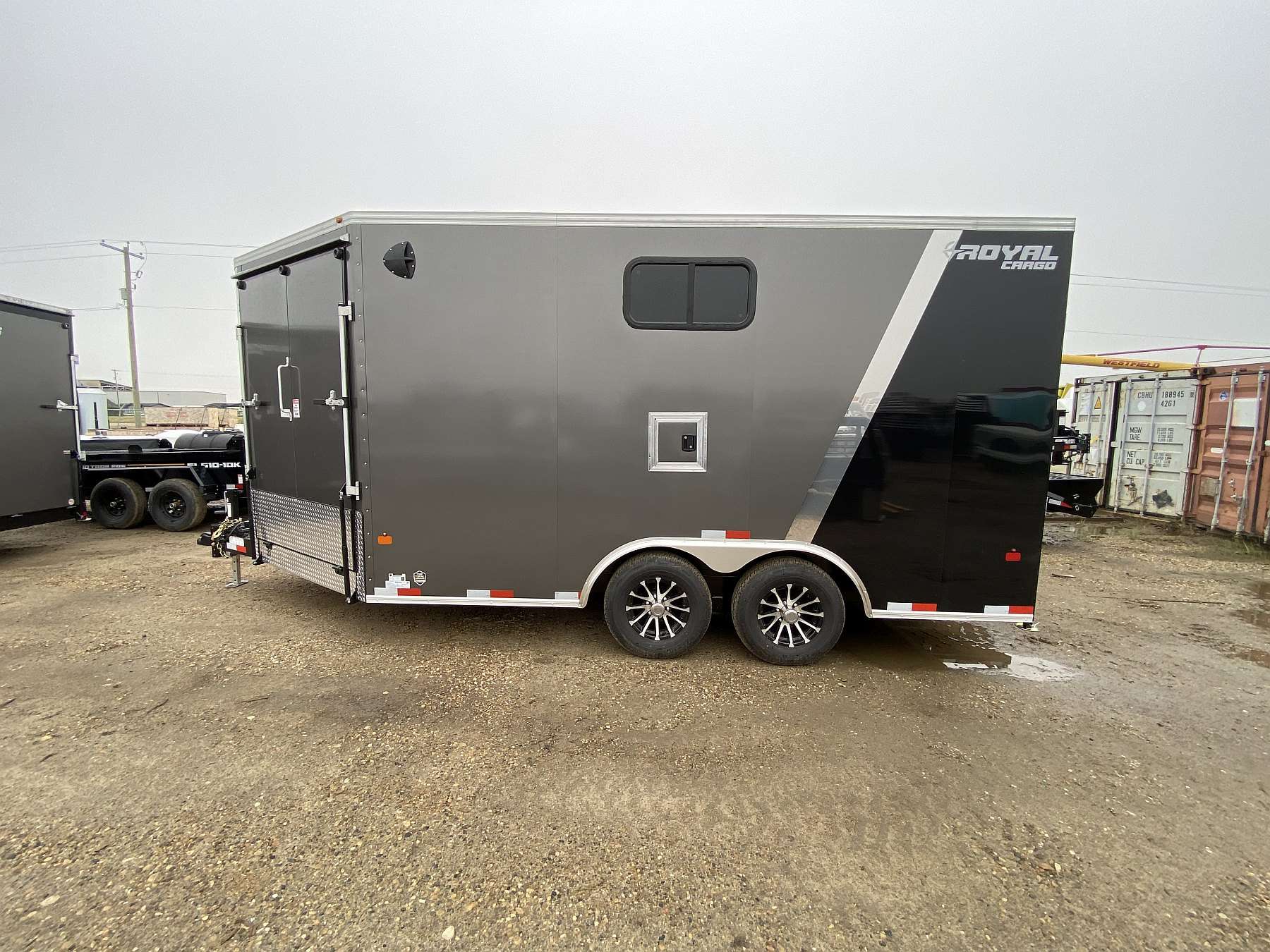 2027 Royal 8'x14' + 4' Lowboy Enclosed Sled Trailer