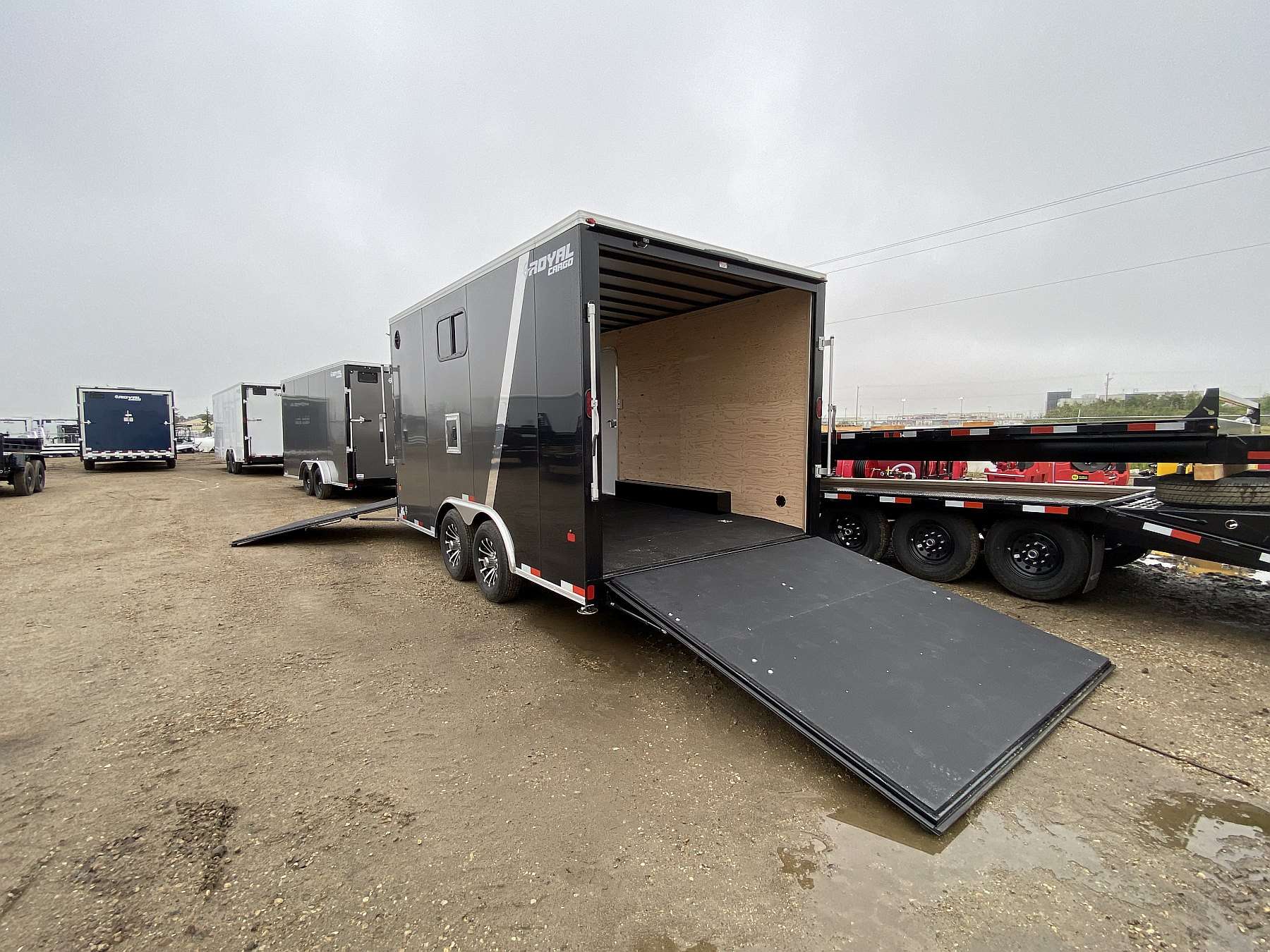 2027 Royal 8'x14' + 4' Lowboy Enclosed Sled Trailer