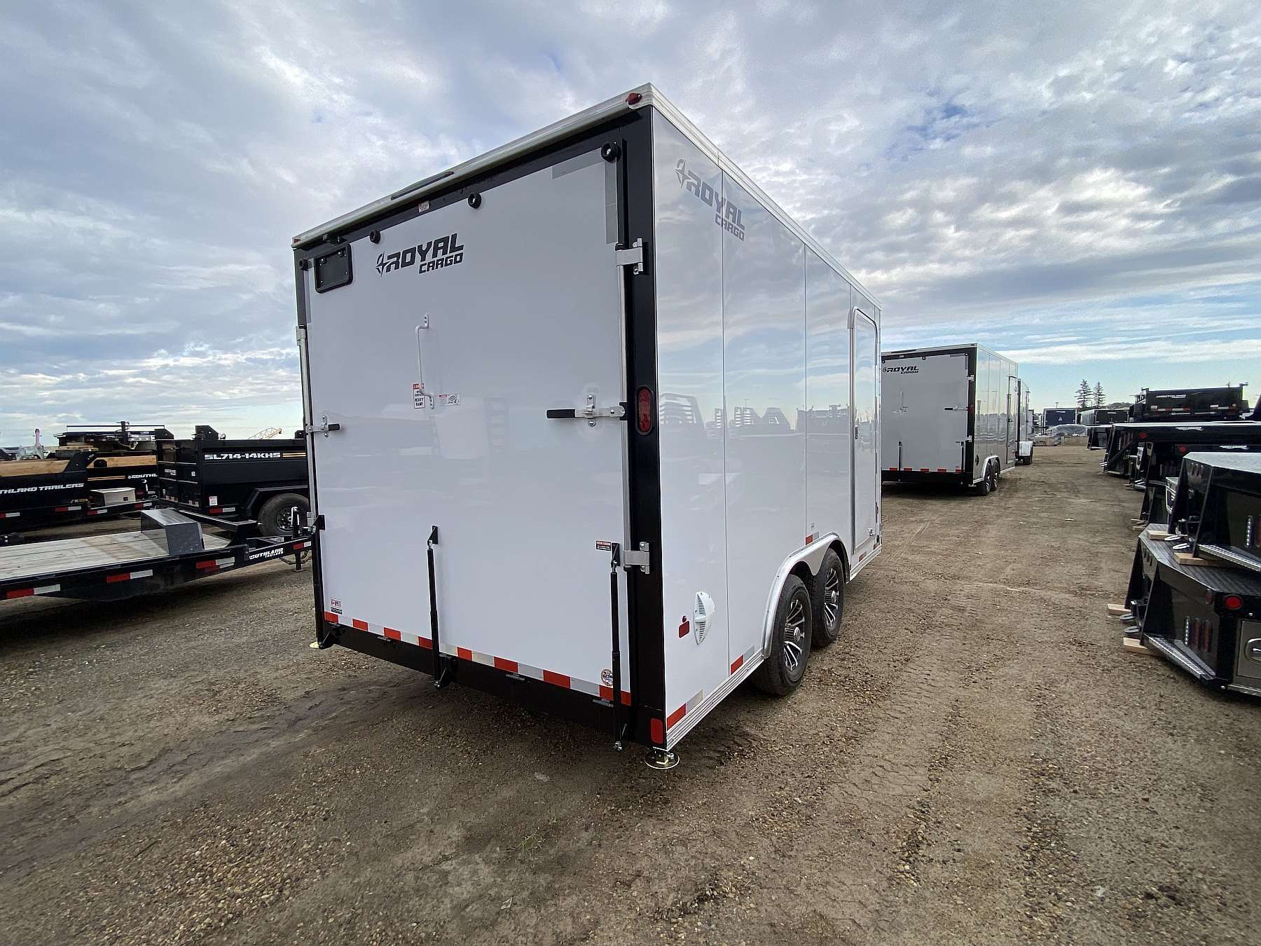 2027 Royal 8'x14' + 4' Lowboy Enclosed Sled Trailer