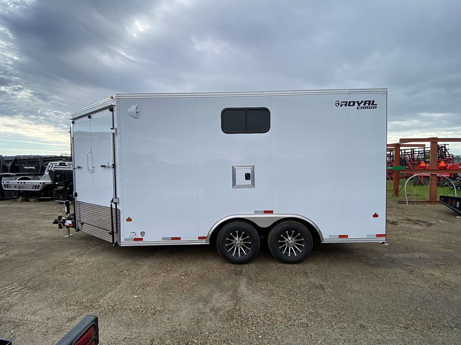 2027 Royal 8'x14' + 4' Lowboy Enclosed Sled Trailer
