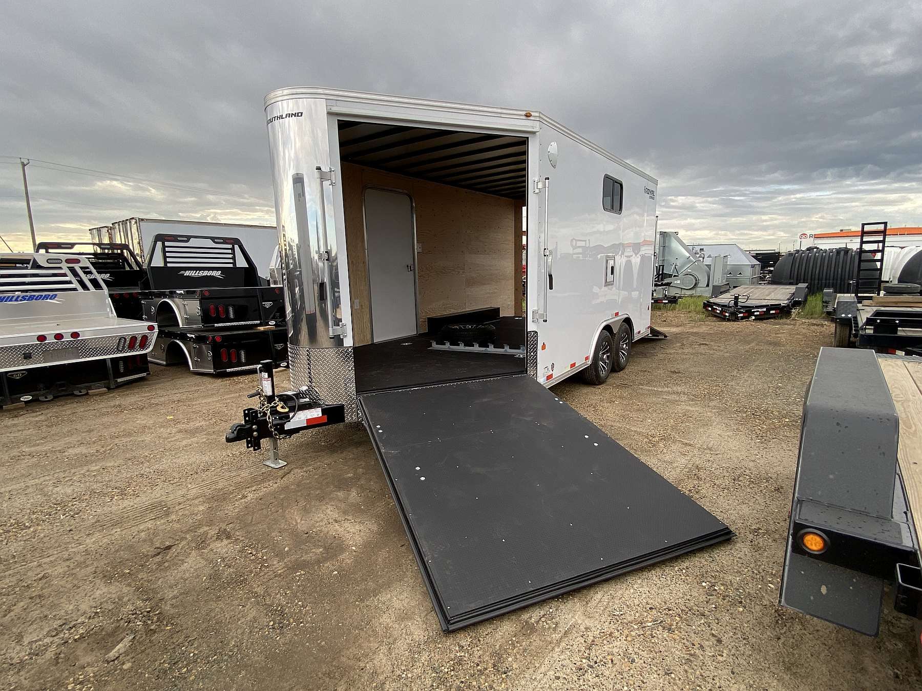 2027 Royal 8'x14' + 4' Lowboy Enclosed Sled Trailer