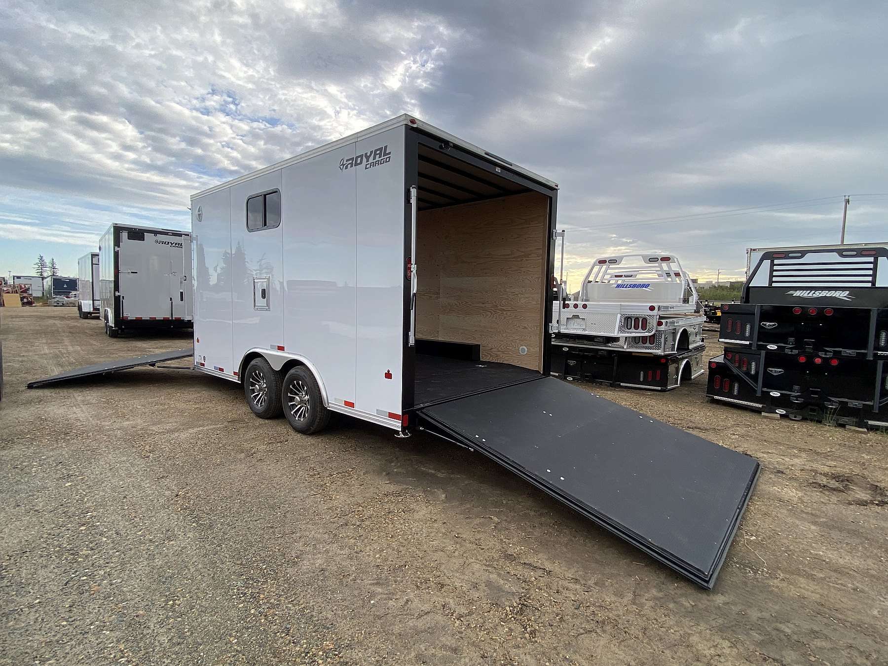 2027 Royal 8'x14' + 4' Lowboy Enclosed Sled Trailer