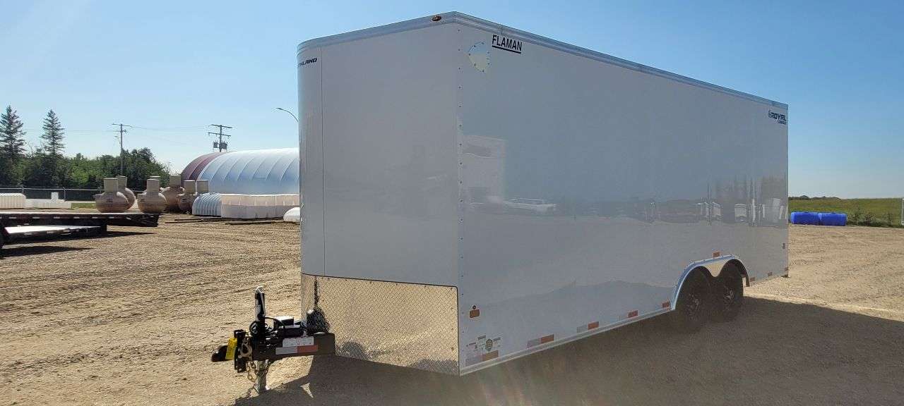 2027 Royal LARC 8'6" x 20' + V-Nose Car Hauler Trailer