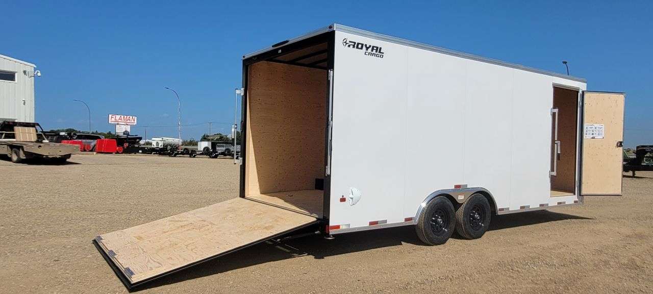 2027 Royal LARC 8'6" x 20' + V-Nose Car Hauler Trailer