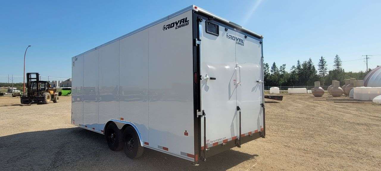2027 Royal LARC 8'6" x 20' + V-Nose Car Hauler Trailer