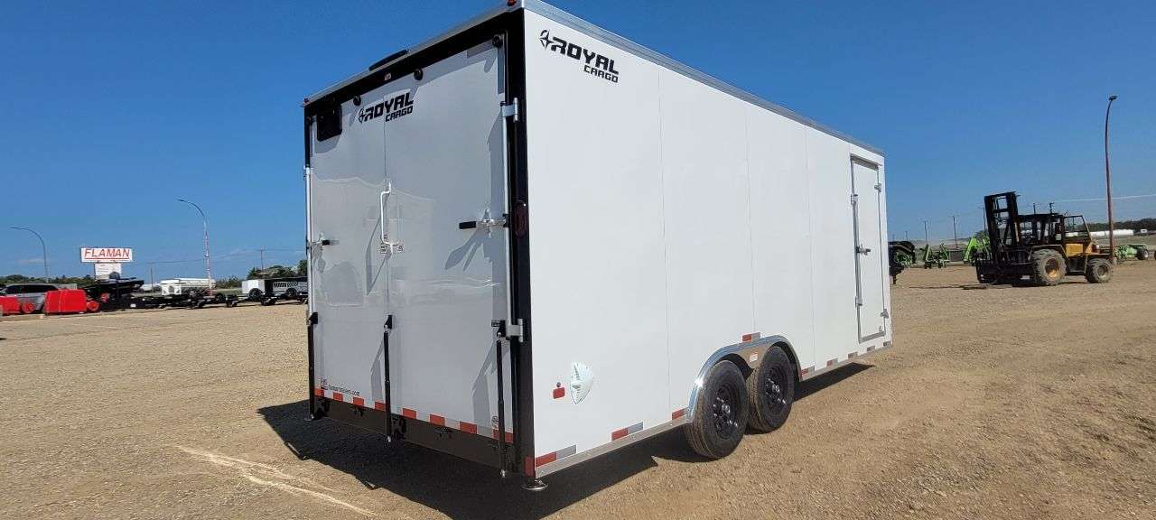 2027 Royal LARC 8'6" x 20' + V-Nose Car Hauler Trailer
