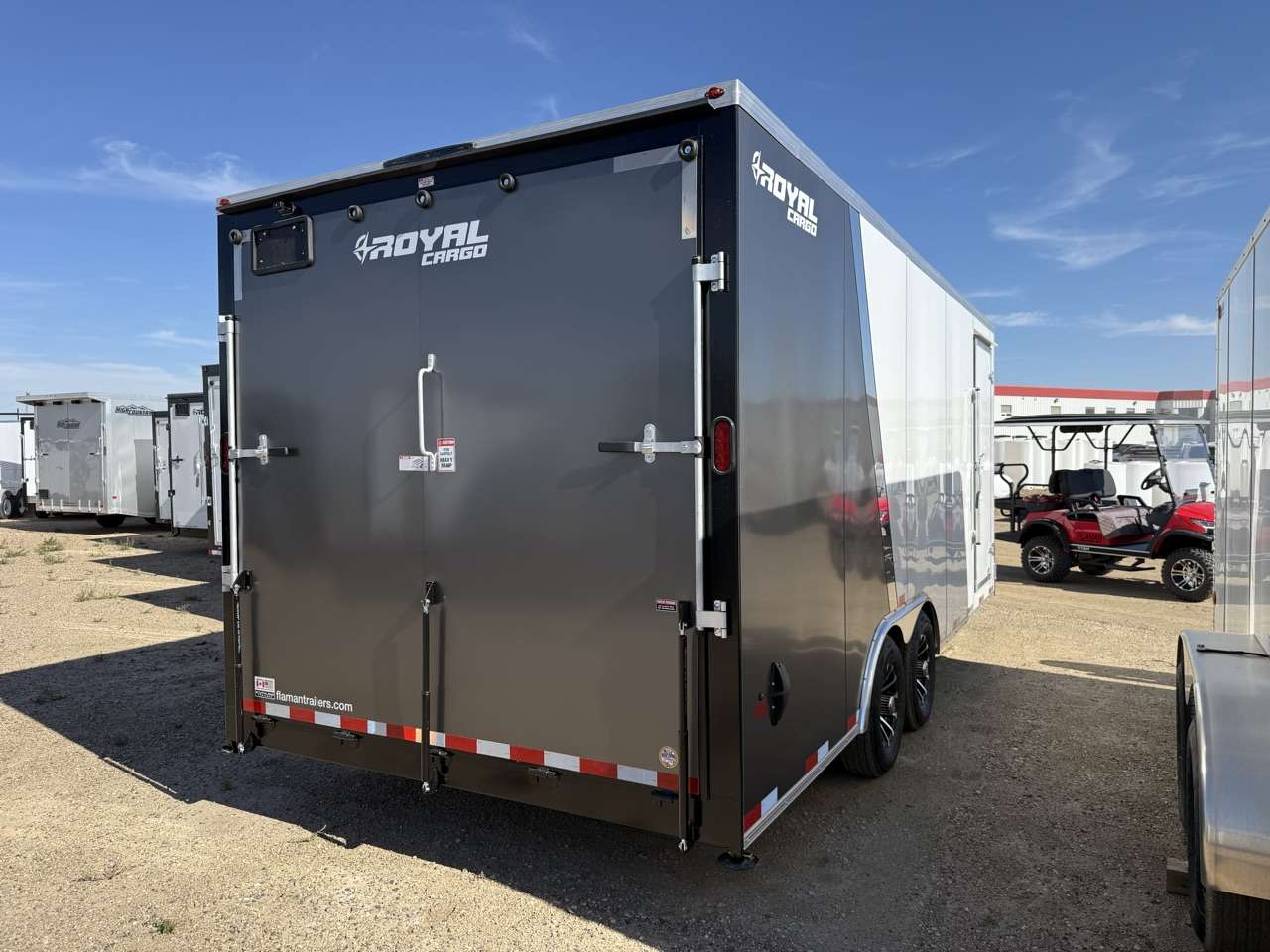 2027 Royal LARC 8'6" x 20' + V-Nose Car Hauler Trailer