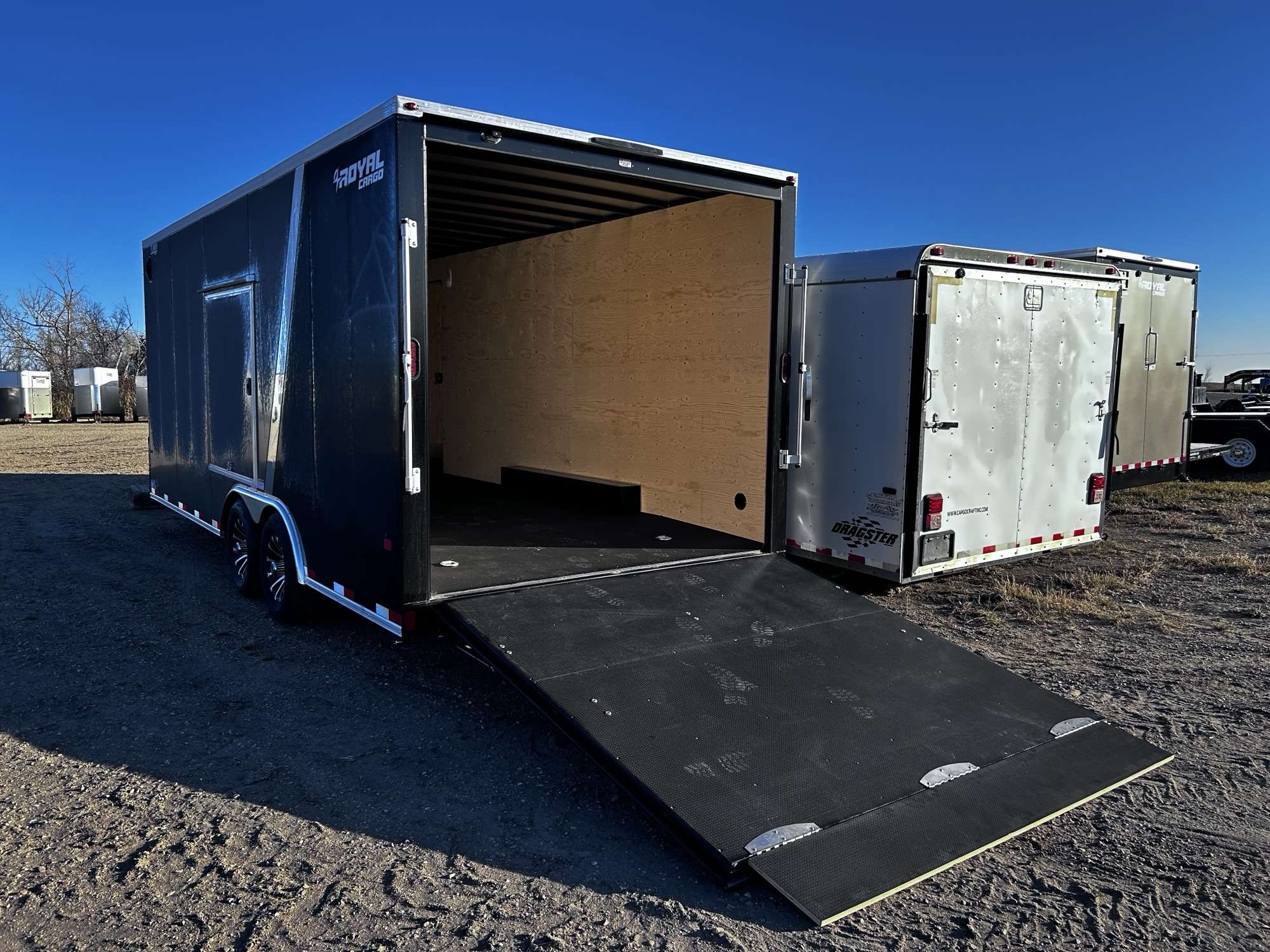 2027 Royal LARC 8'6" x 20' + V-Nose Car Hauler Trailer