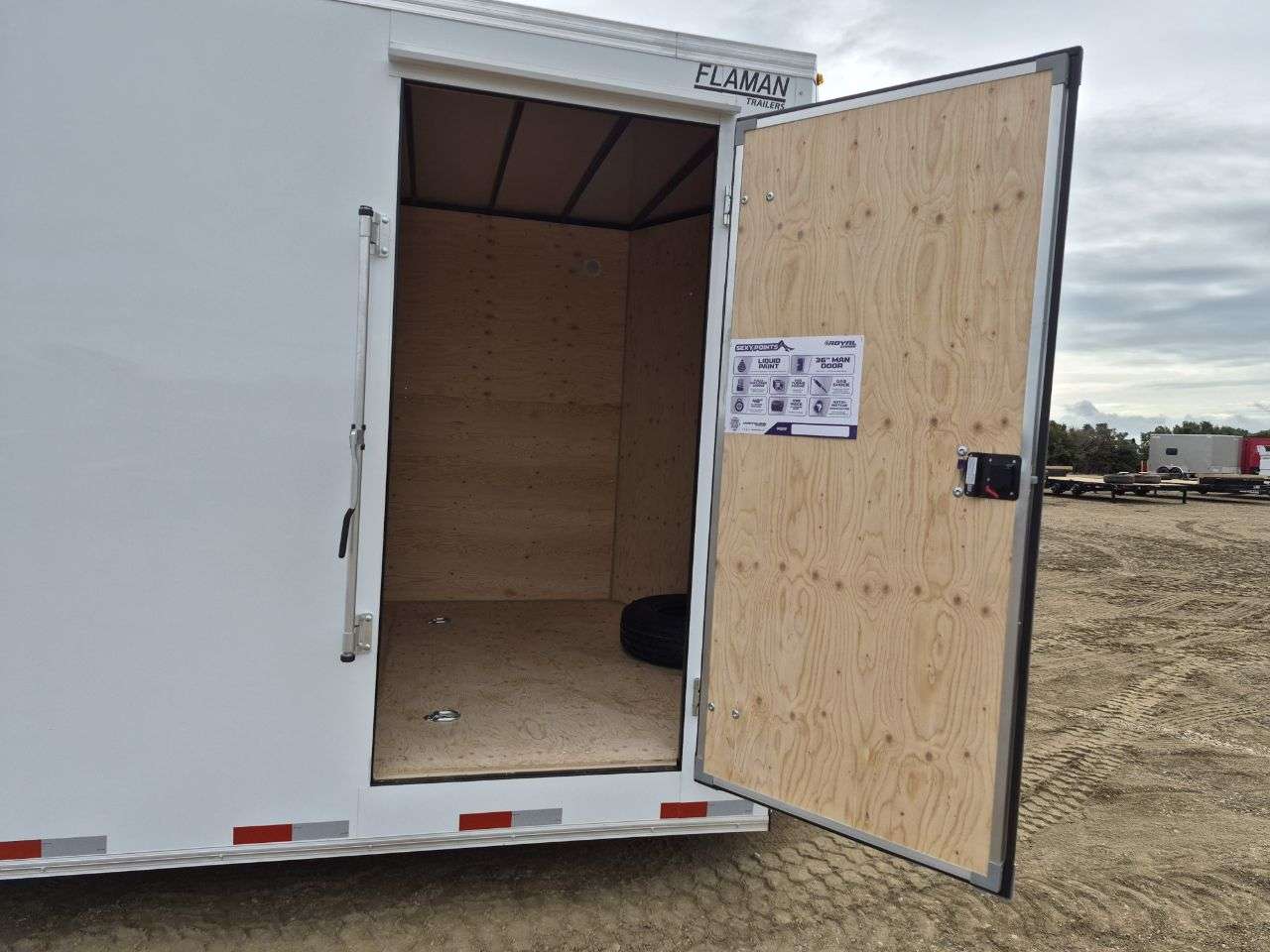 2027 Royal LARC 8'6" x 24' + V-Nose Car Hauler Trailer