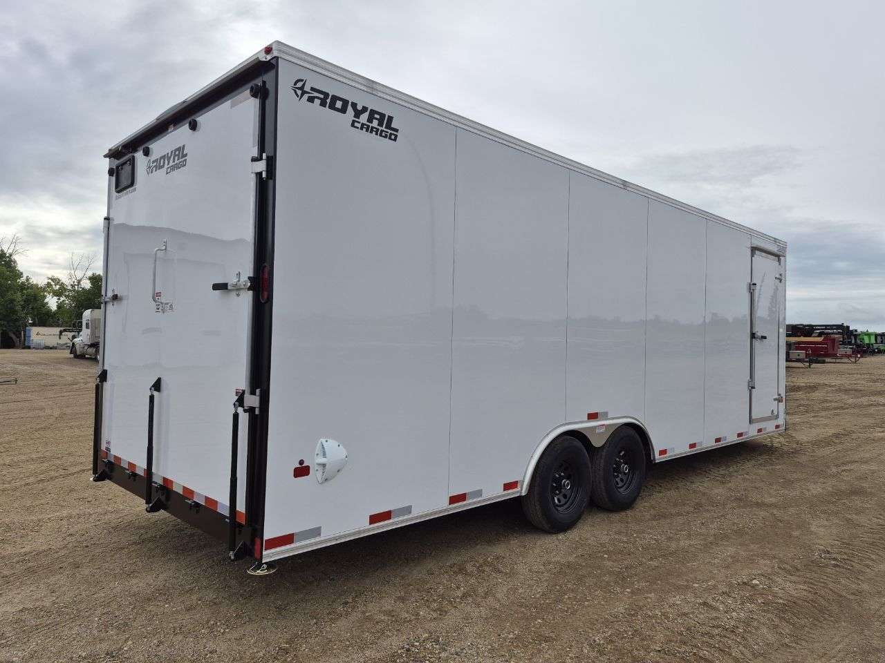 2027 Royal LARC 8'6" x 24' + V-Nose Car Hauler Trailer