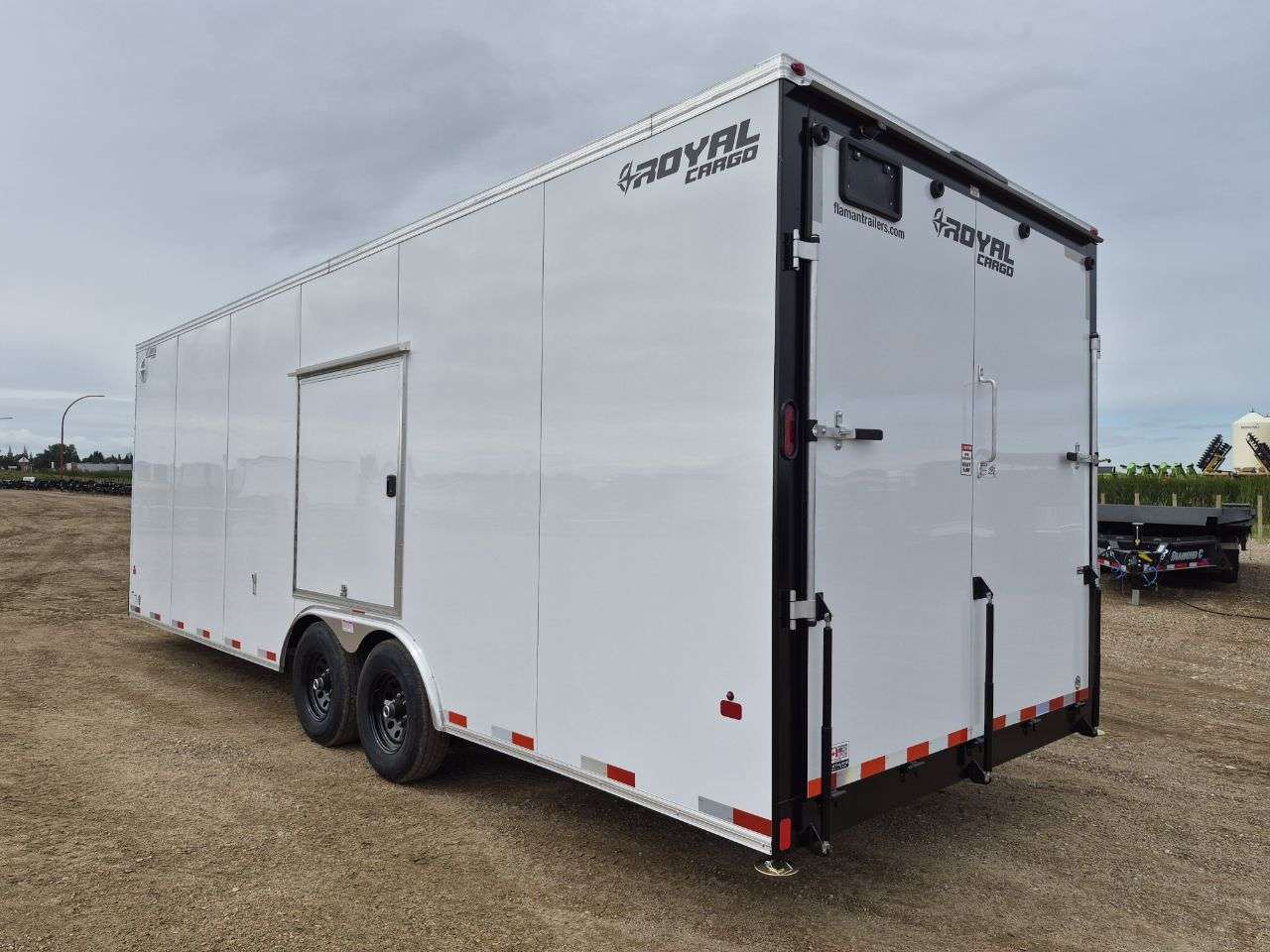 2027 Royal LARC 8'6" x 24' + V-Nose Car Hauler Trailer