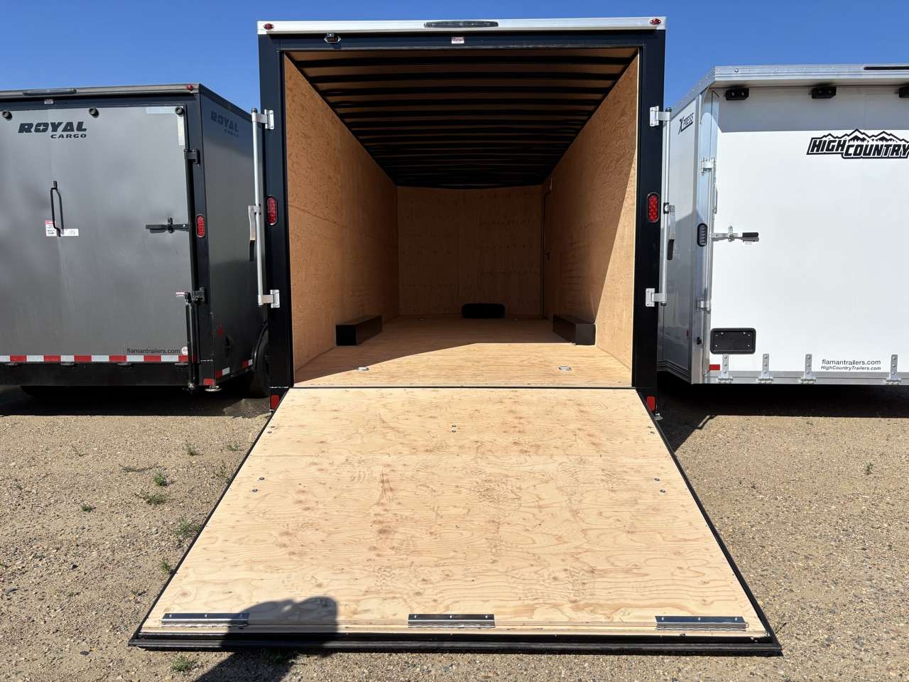 2027 Royal LARC 8'6" x 24' + V-Nose Car Hauler Trailer