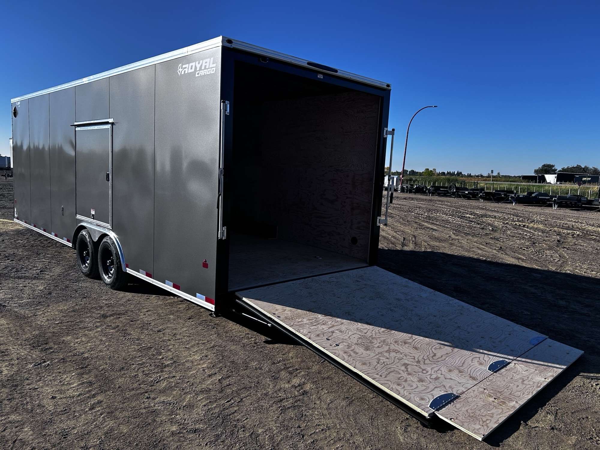 2027 Royal LARC 8'6" x 24' + V-Nose Car Hauler Trailer