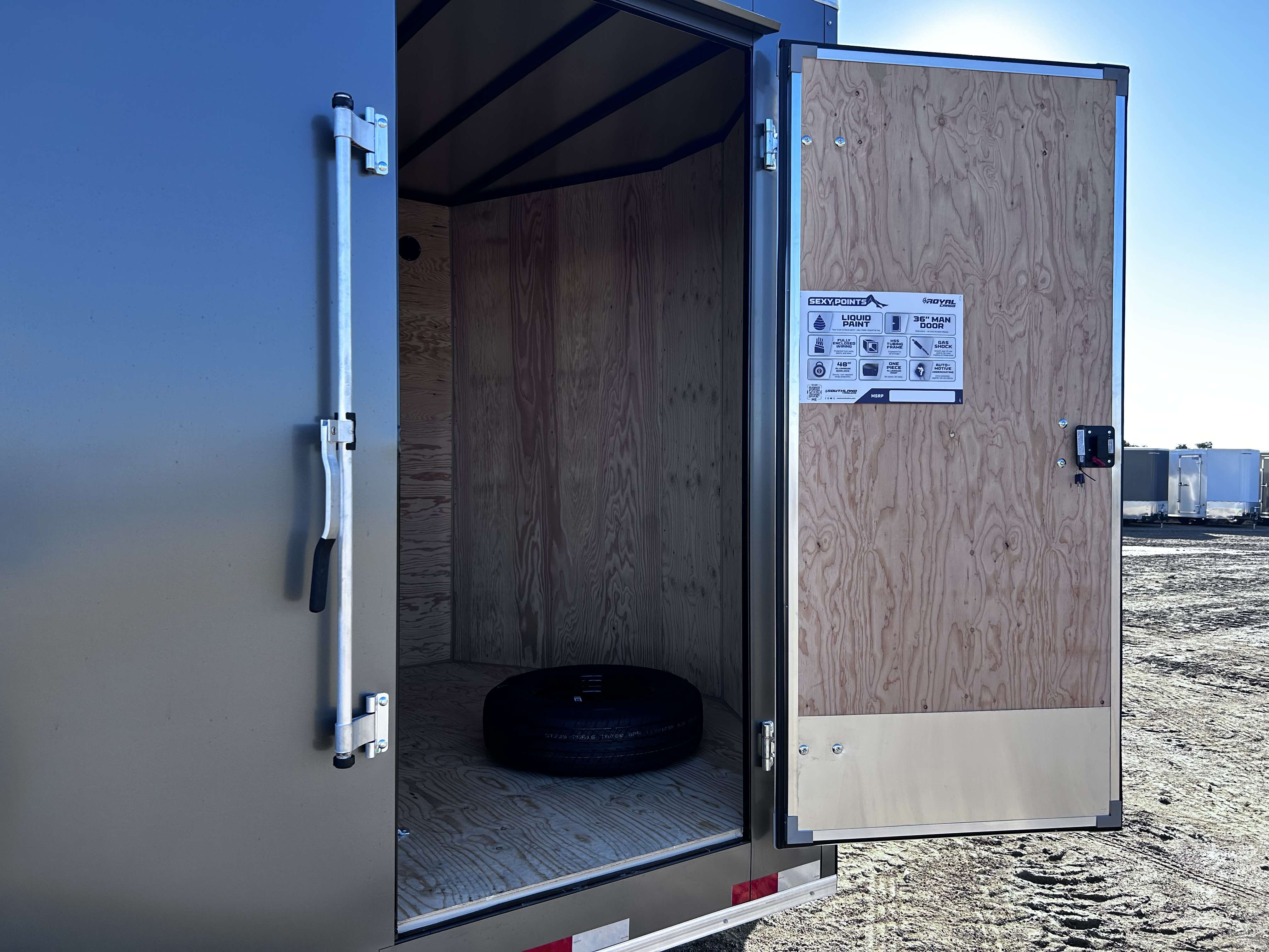 2027 Royal LARC 8'6" x 24' + V-Nose Car Hauler Trailer