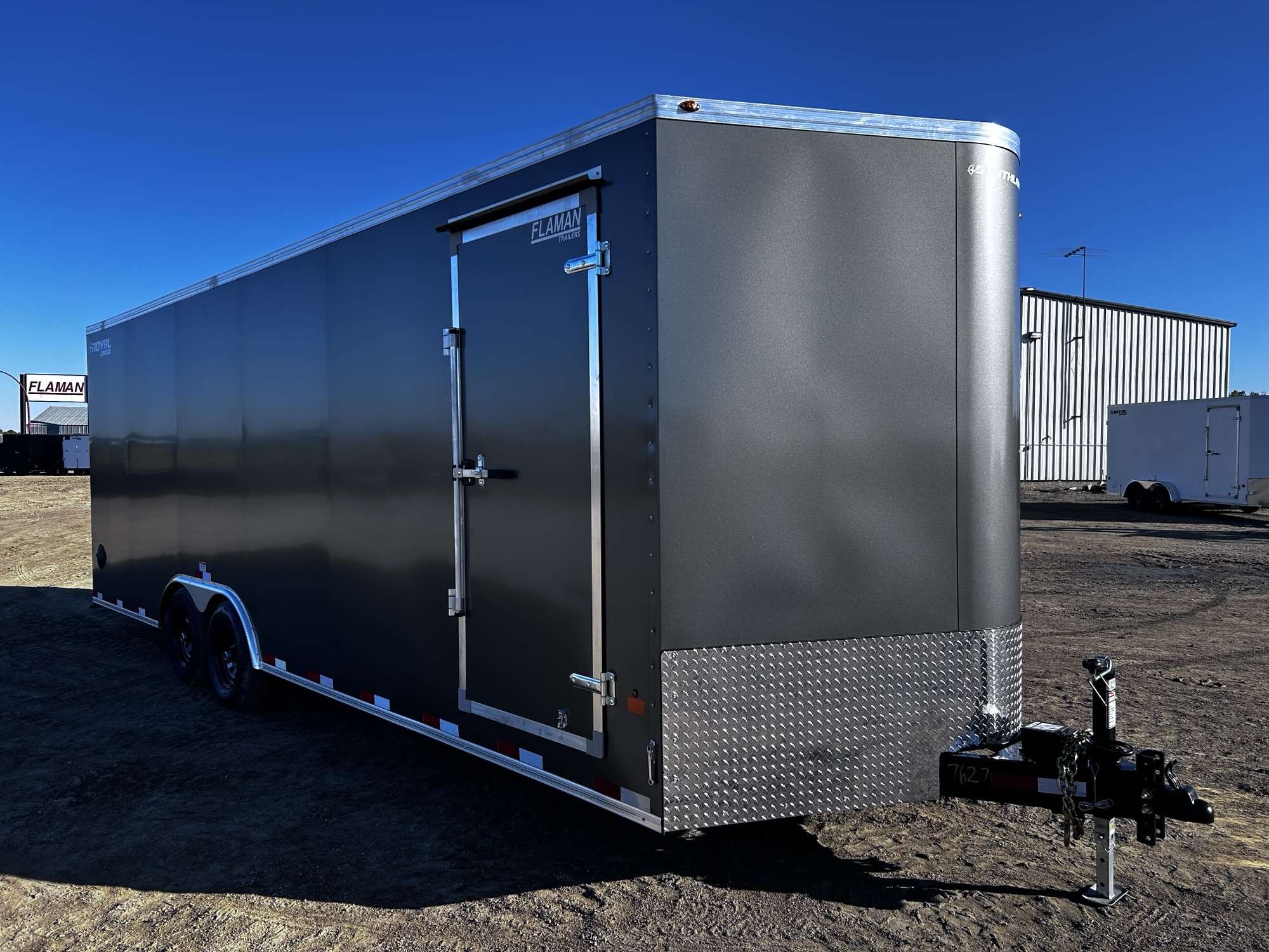 2027 Royal LARC 8'6" x 24' + V-Nose Car Hauler Trailer