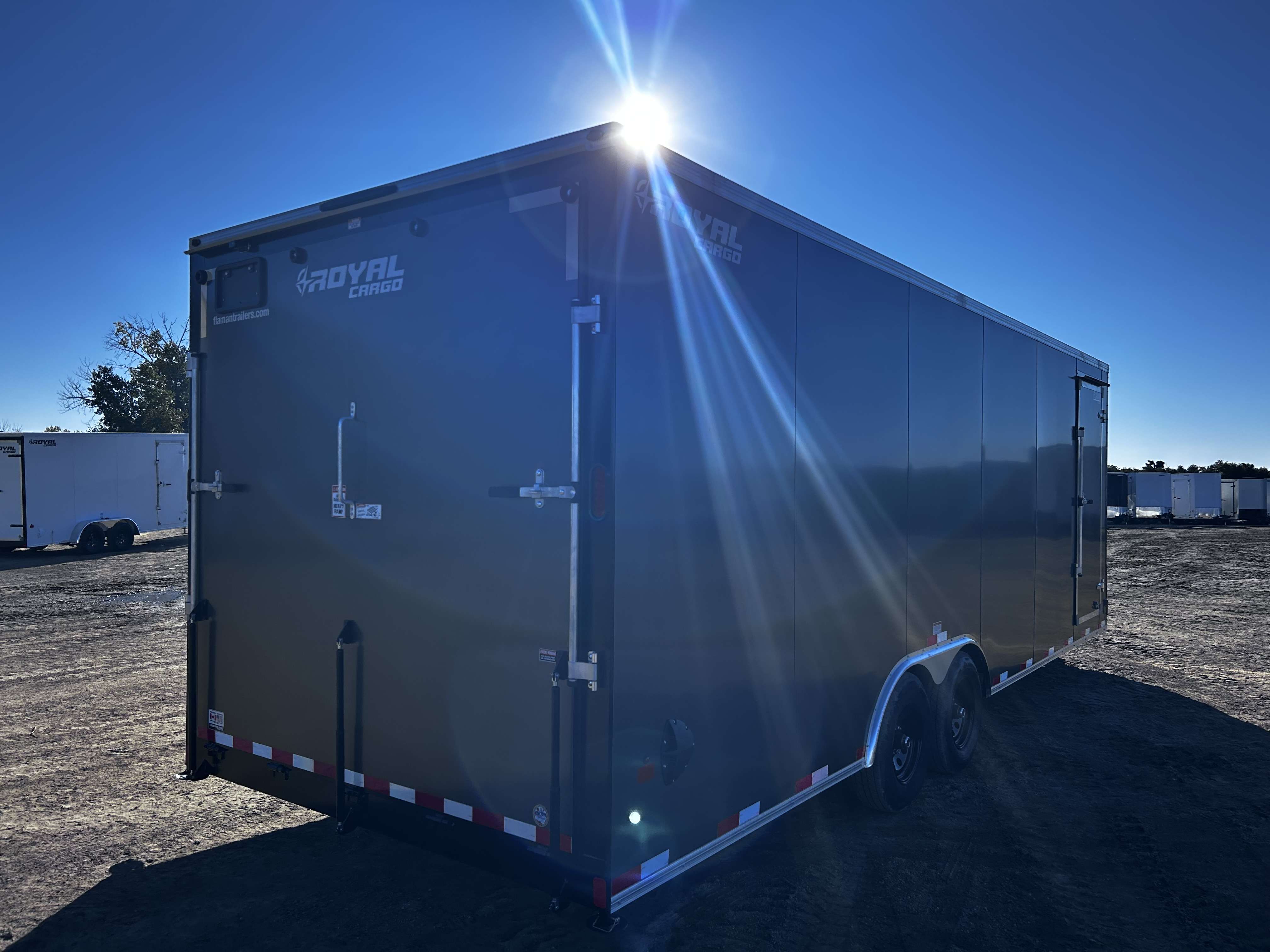 2027 Royal LARC 8'6" x 24' + V-Nose Car Hauler Trailer